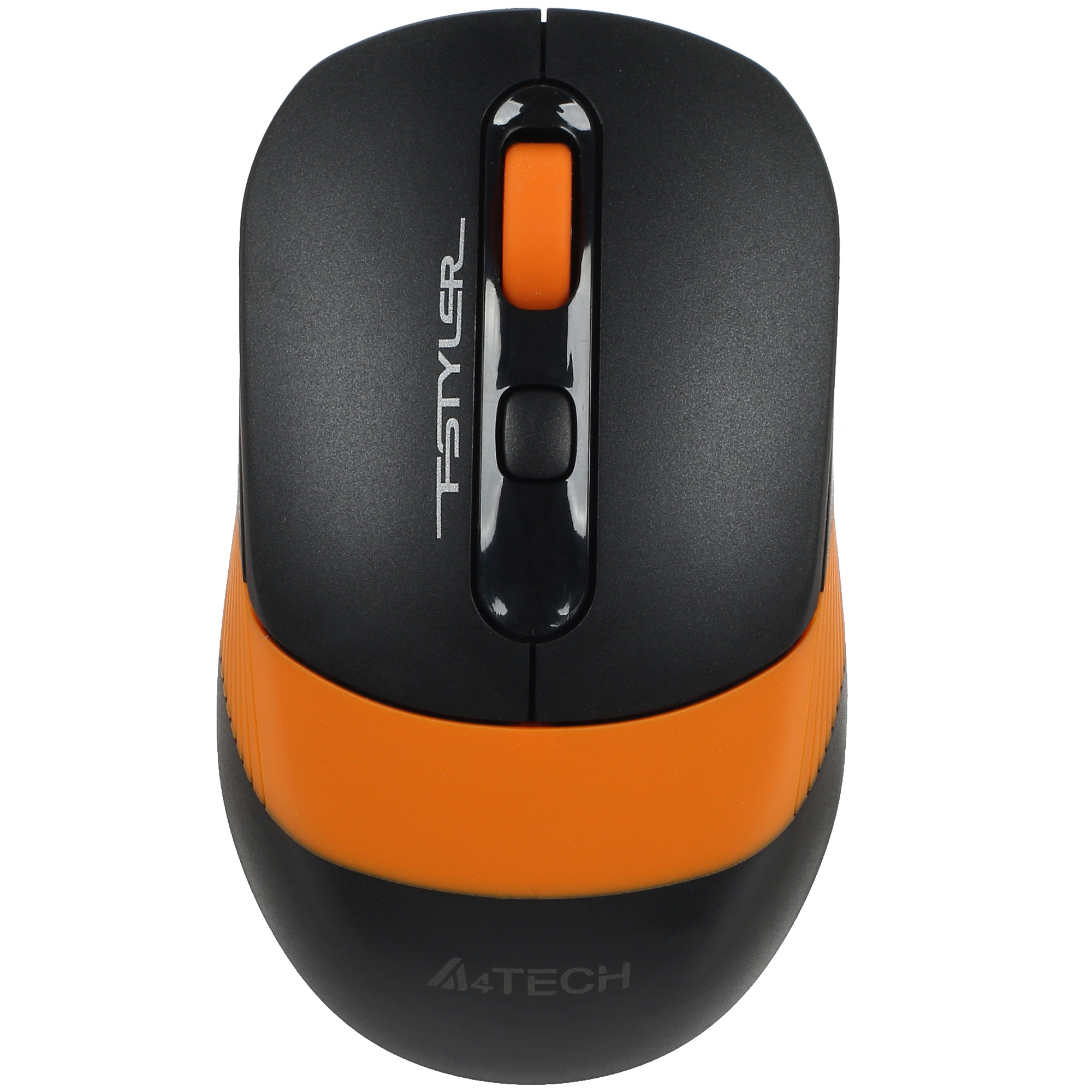 Мышь беспроводная A4Tech Fstyler FG10 черный/оранжевый, 2000 dpi, радиоканал, USB, кнопки - 4