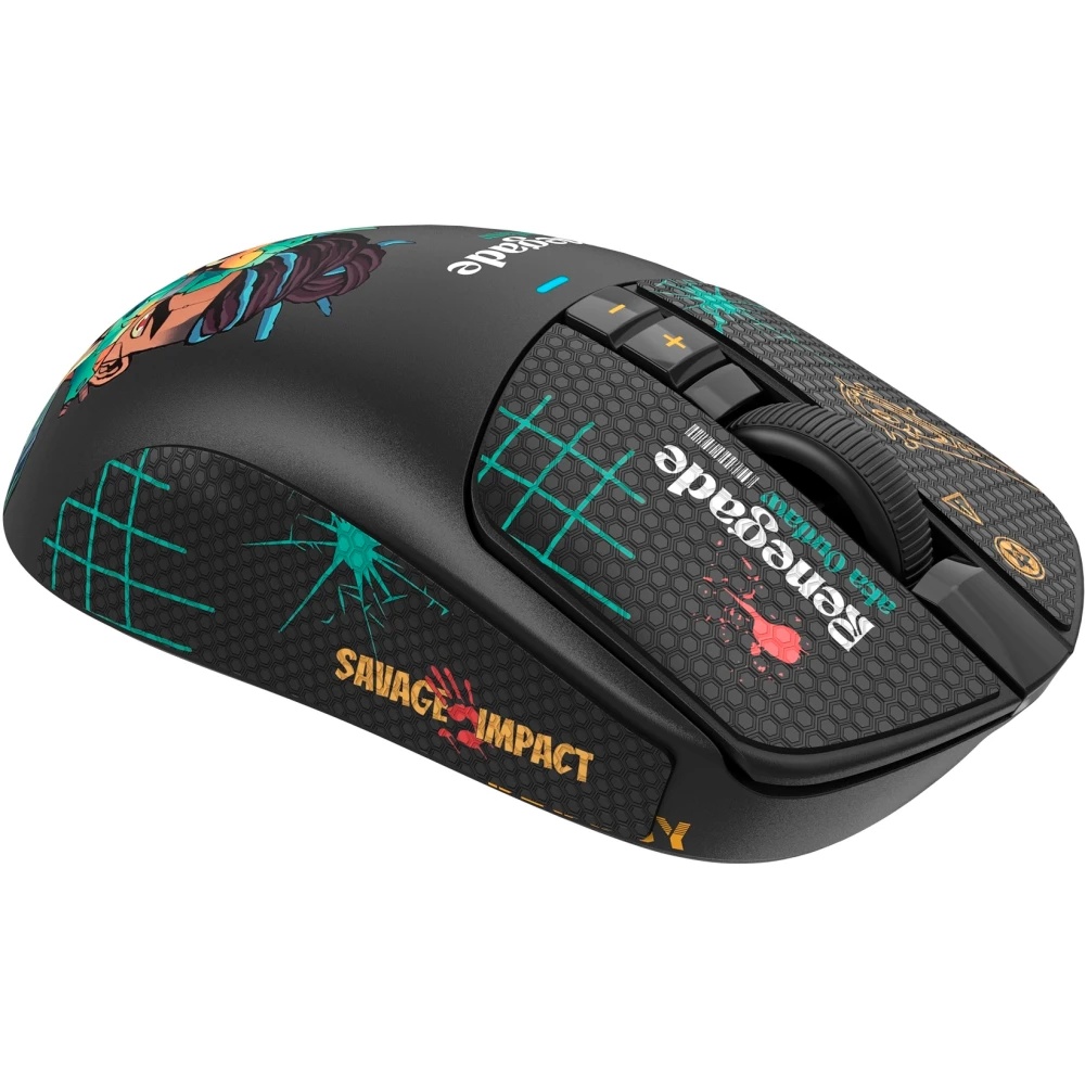 Мышь беспроводная/проводная A4Tech Bloody R72 Ultra Duo черный/рисунок, 20000 dpi, радиоканал, USB,