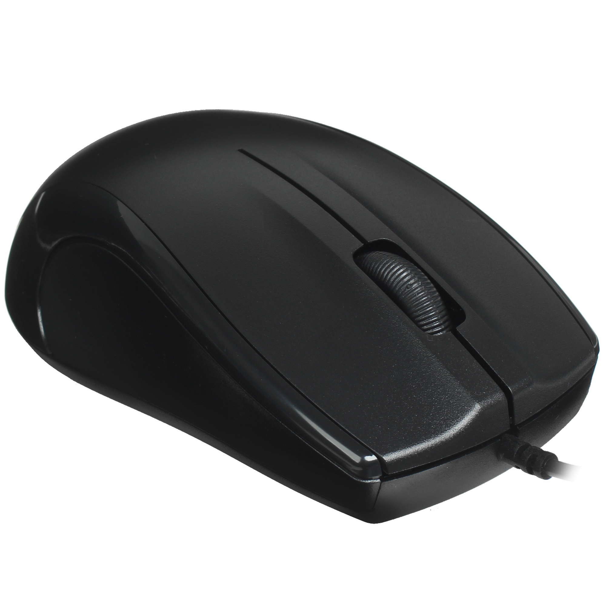 Мышь проводная Oklick 185V2 черный, 1200 dpi, USB, кнопки - 3