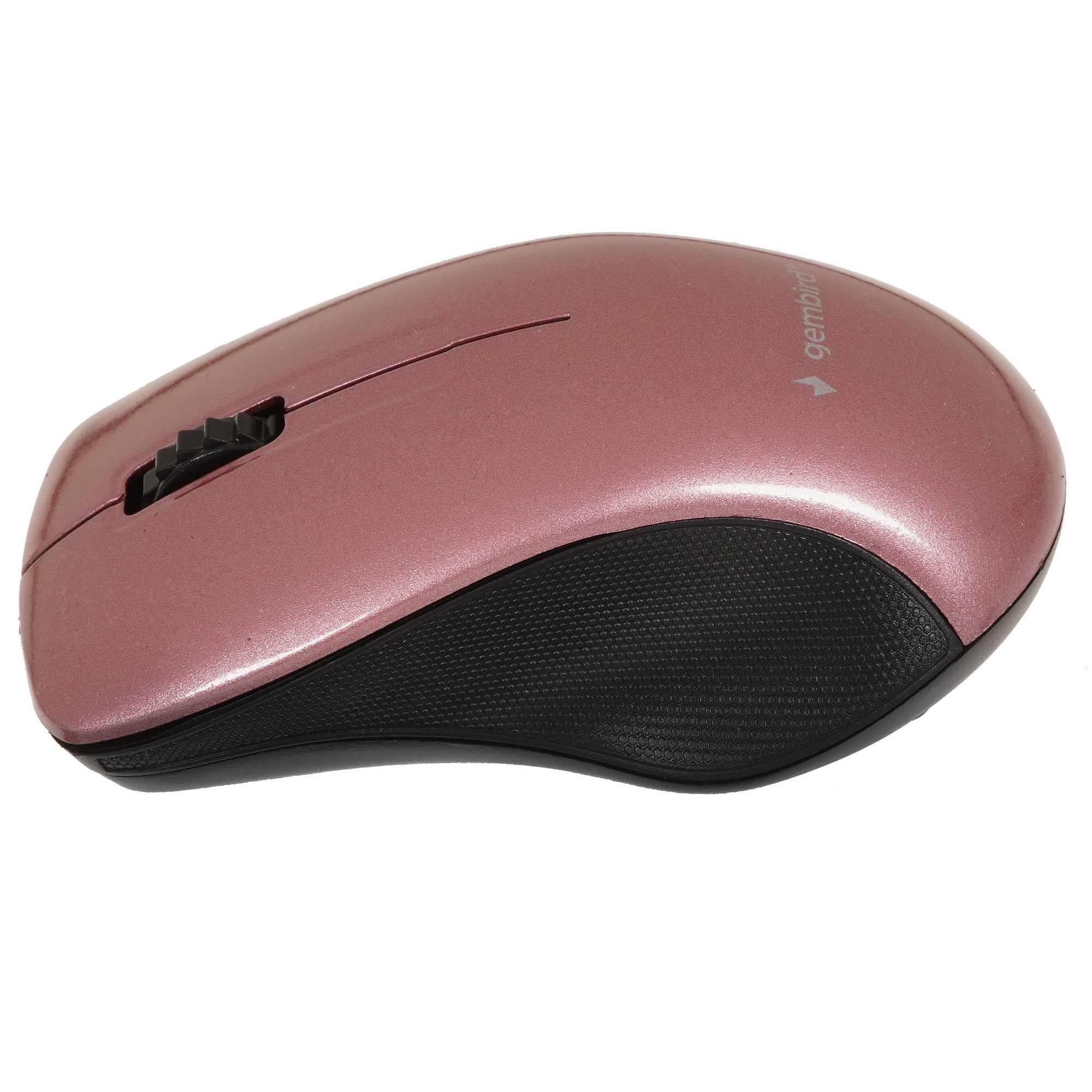 Мышь беспроводная Gembird MUSW-370 розовый, 1000 dpi, радиоканал, USB, кнопки - 3