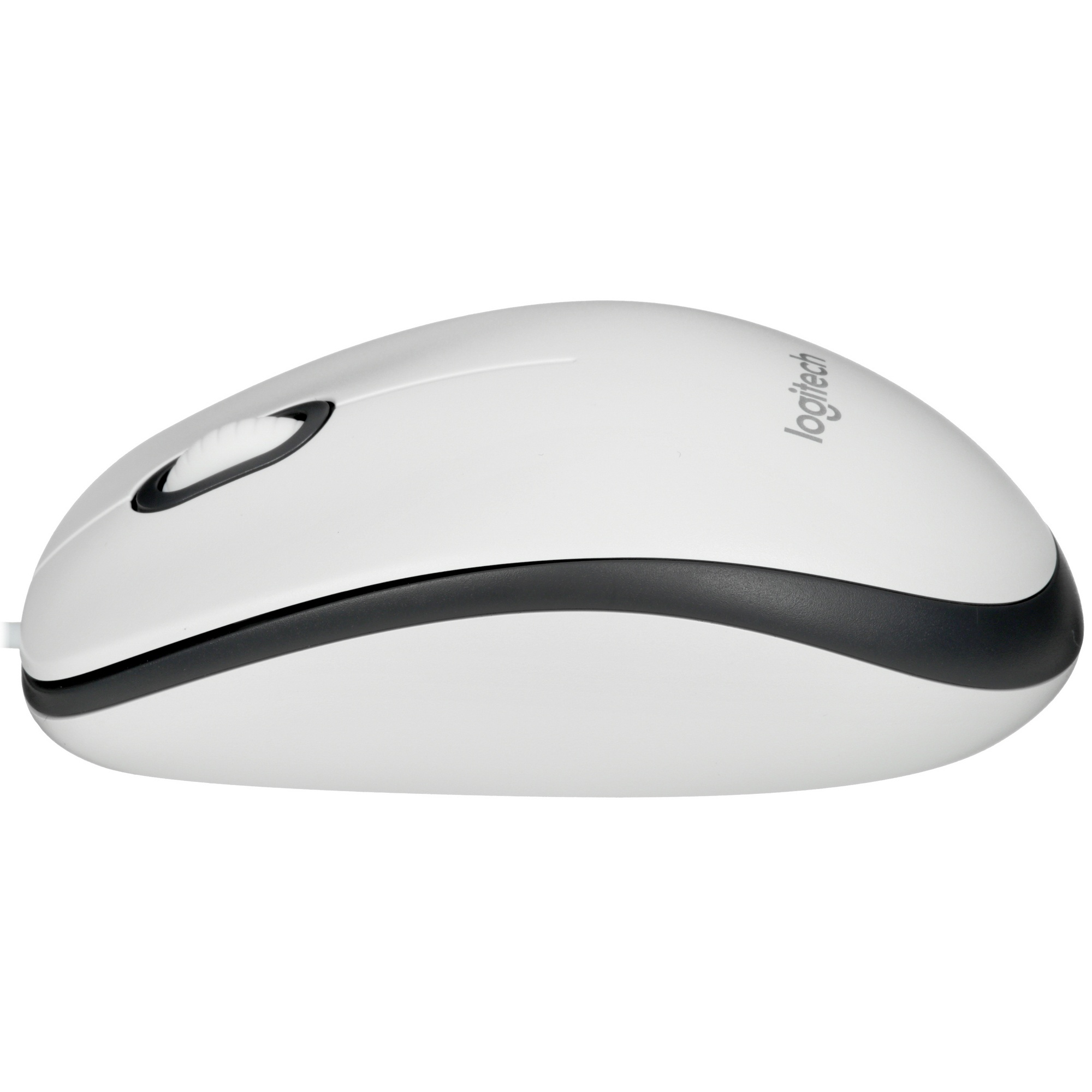 Мышь проводная Logitech M100 белый, 1000 dpi, USB, кнопки - 3