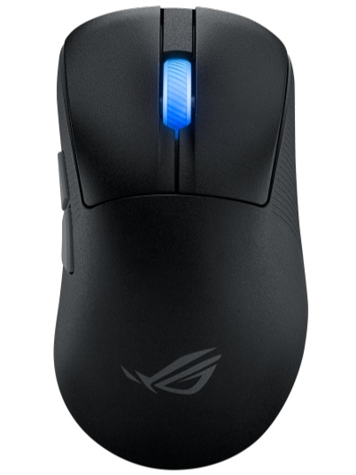 Мышь беспроводная/проводная ASUS ROG Keris II ACE черный, 42000 dpi, радиоканал, Bluetooth, USB, кно