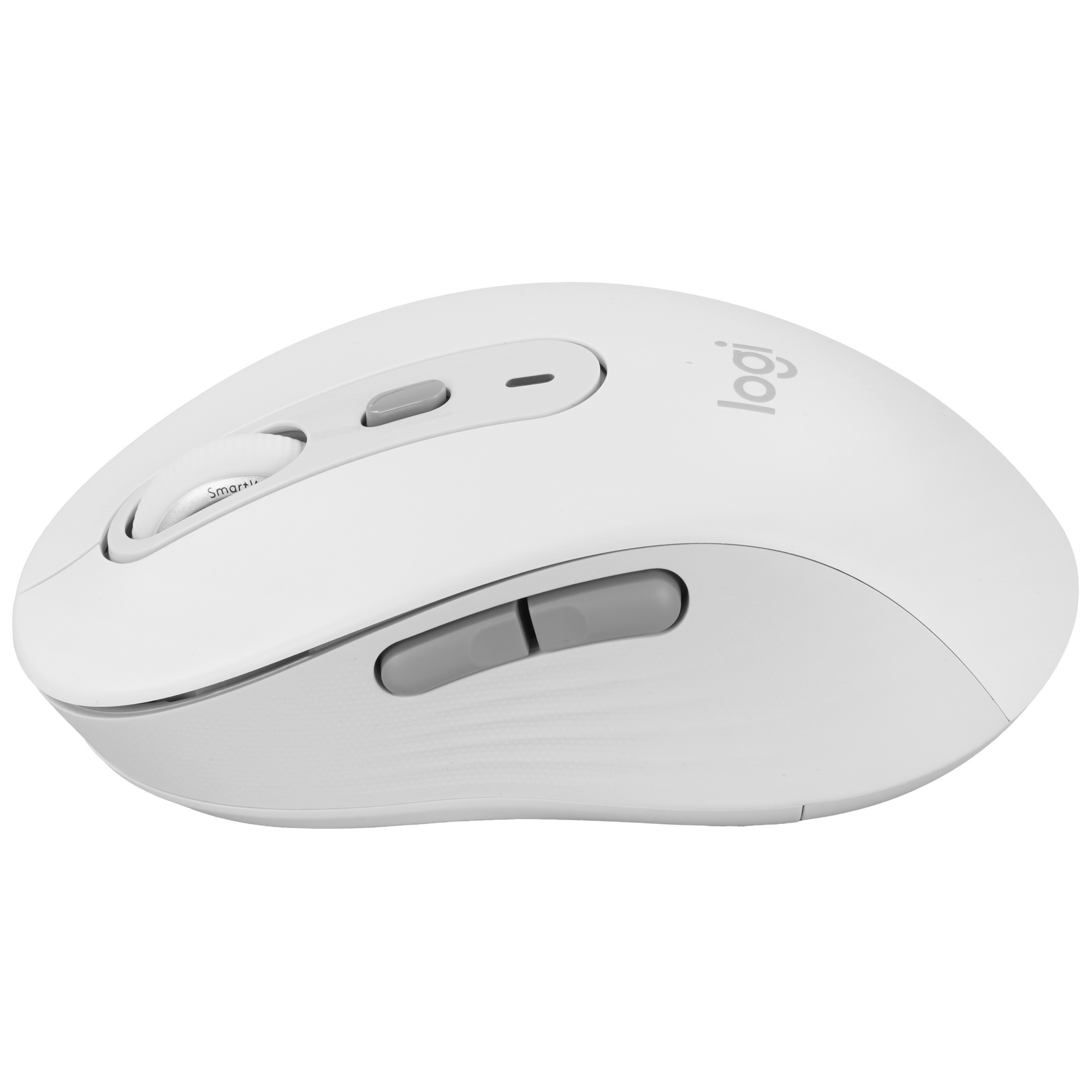 Мышь беспроводная Logitech M750 белый, 4000 dpi, радиоканал, Bluetooth, USB, кнопки - 5