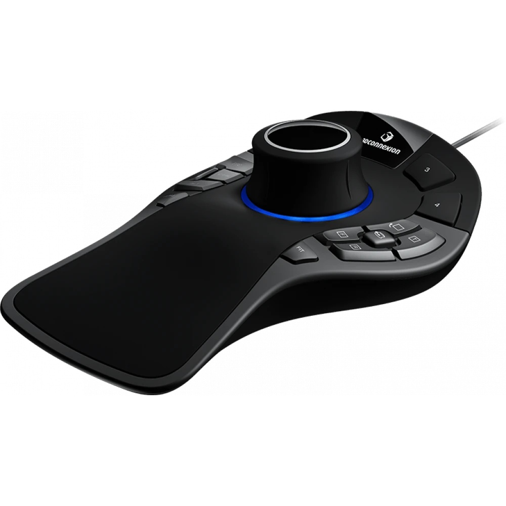 Мышь проводная 3DConnexion SpaceMouse Pro (3DX-700040) черный, 2000 dpi, USB, кнопки - 15