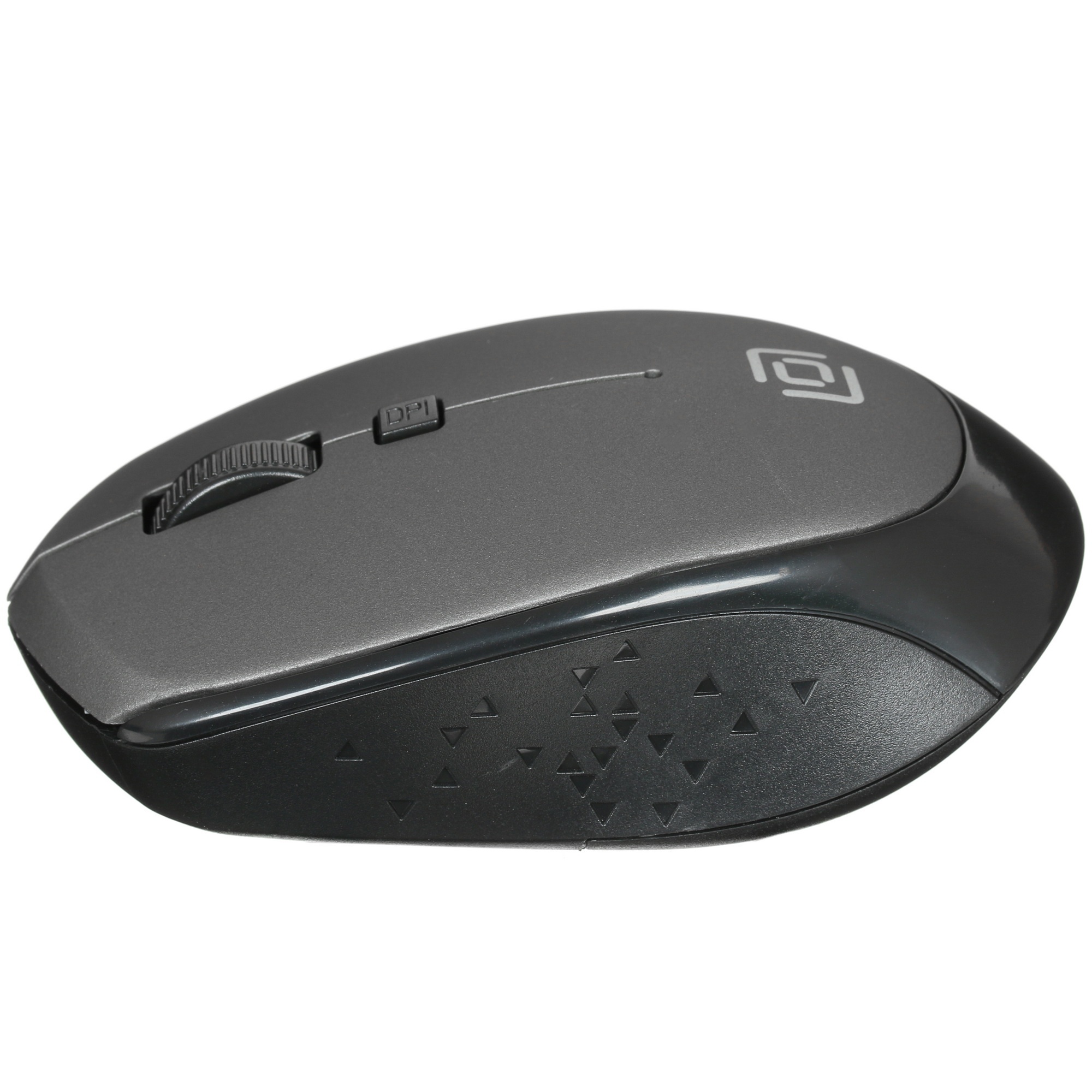 Мышь беспроводная Oklick 488MW серый/черный, 1600 dpi, радиоканал, USB, кнопки - 4