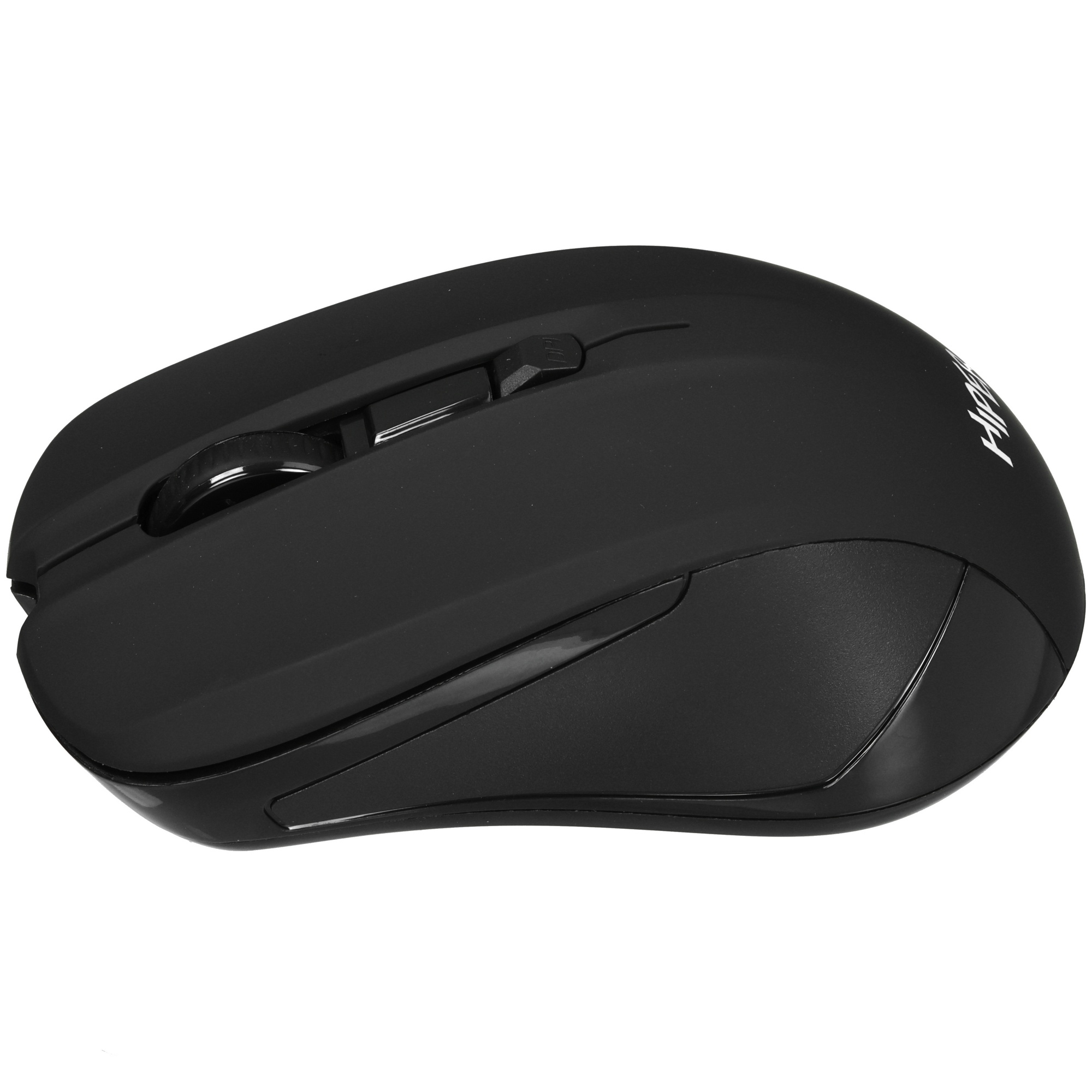 Мышь беспроводная HIPER HOMW-101-BT черный, 1600 dpi, радиоканал, USB, кнопки - 4