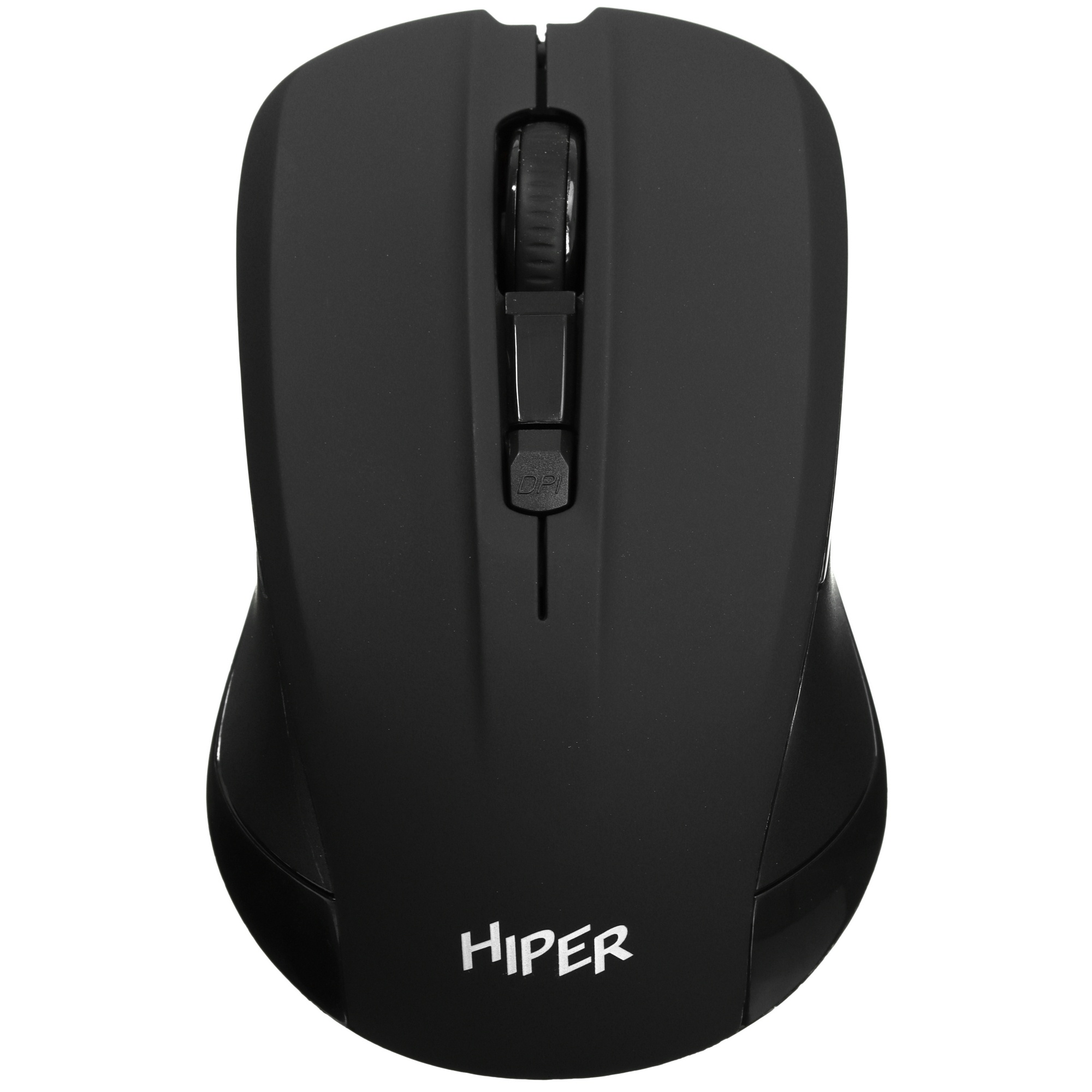 Мышь беспроводная HIPER HOMW-101-BT черный, 1600 dpi, радиоканал, USB, кнопки - 4