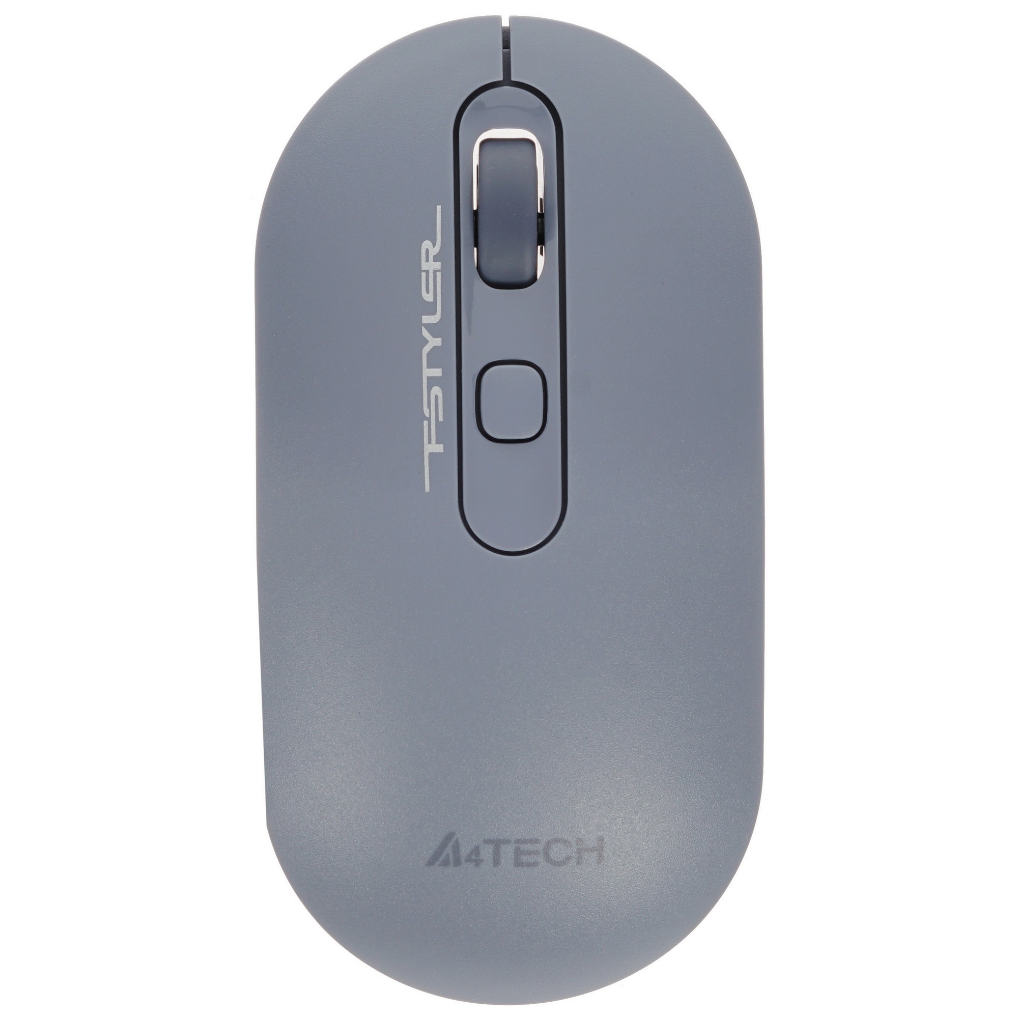 Мышь беспроводная A4Tech Fstyler FG20 пепельный/синий, 2000 dpi, радиоканал, USB, кнопки - 4