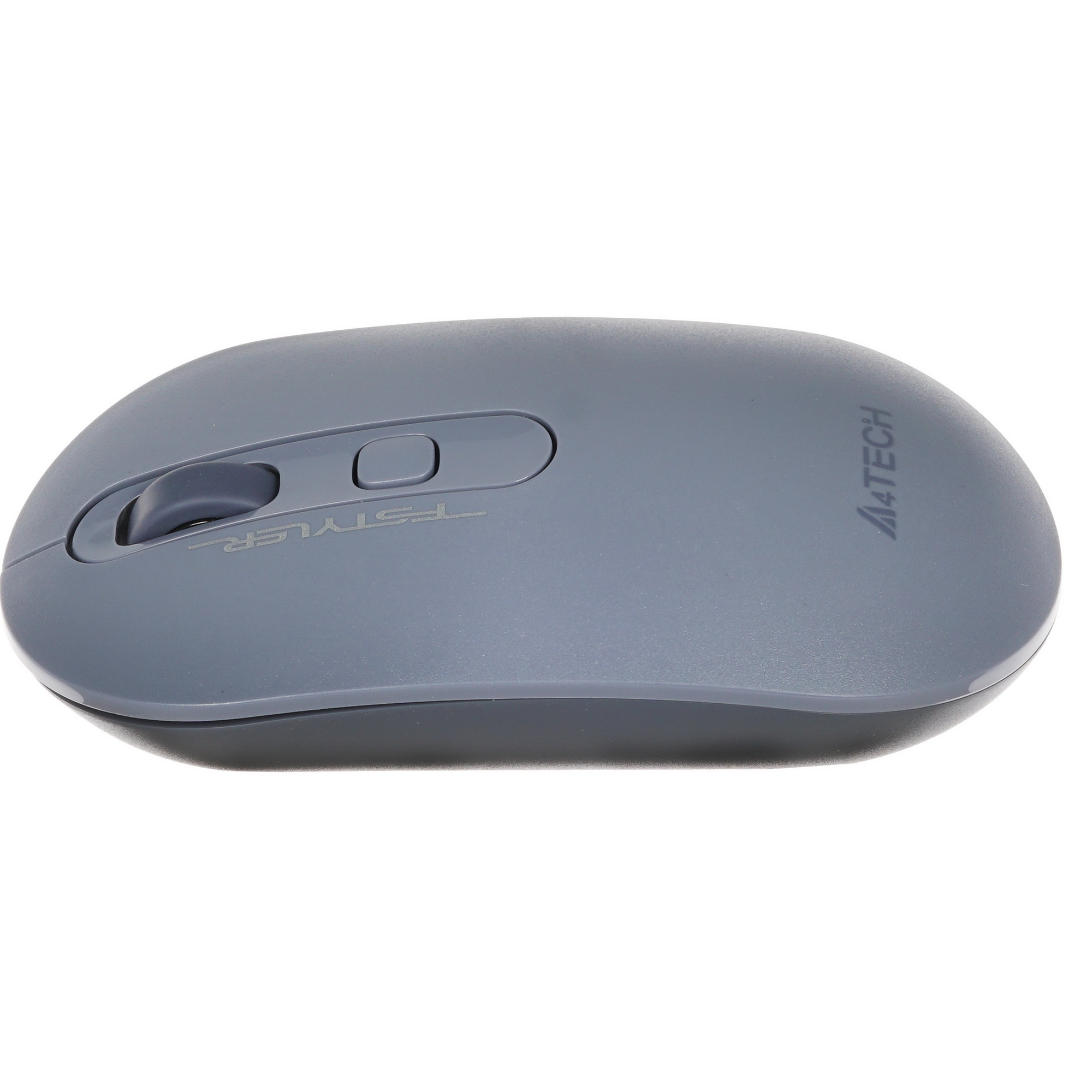 Мышь беспроводная A4Tech Fstyler FG20 пепельный/синий, 2000 dpi, радиоканал, USB, кнопки - 4