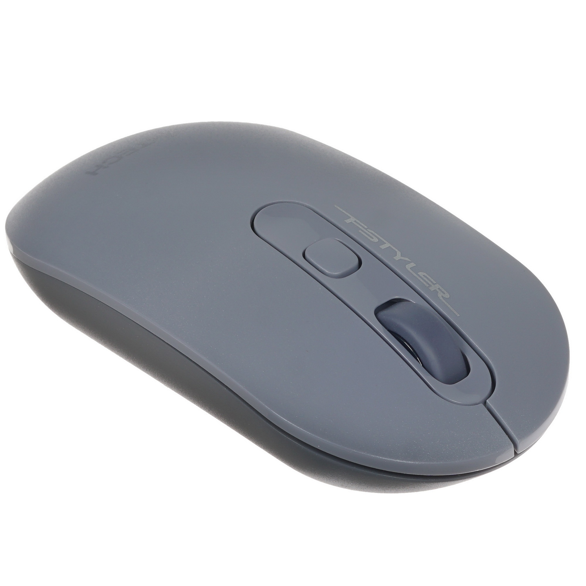 Мышь беспроводная A4Tech Fstyler FG20 пепельный/синий, 2000 dpi, радиоканал, USB, кнопки - 4