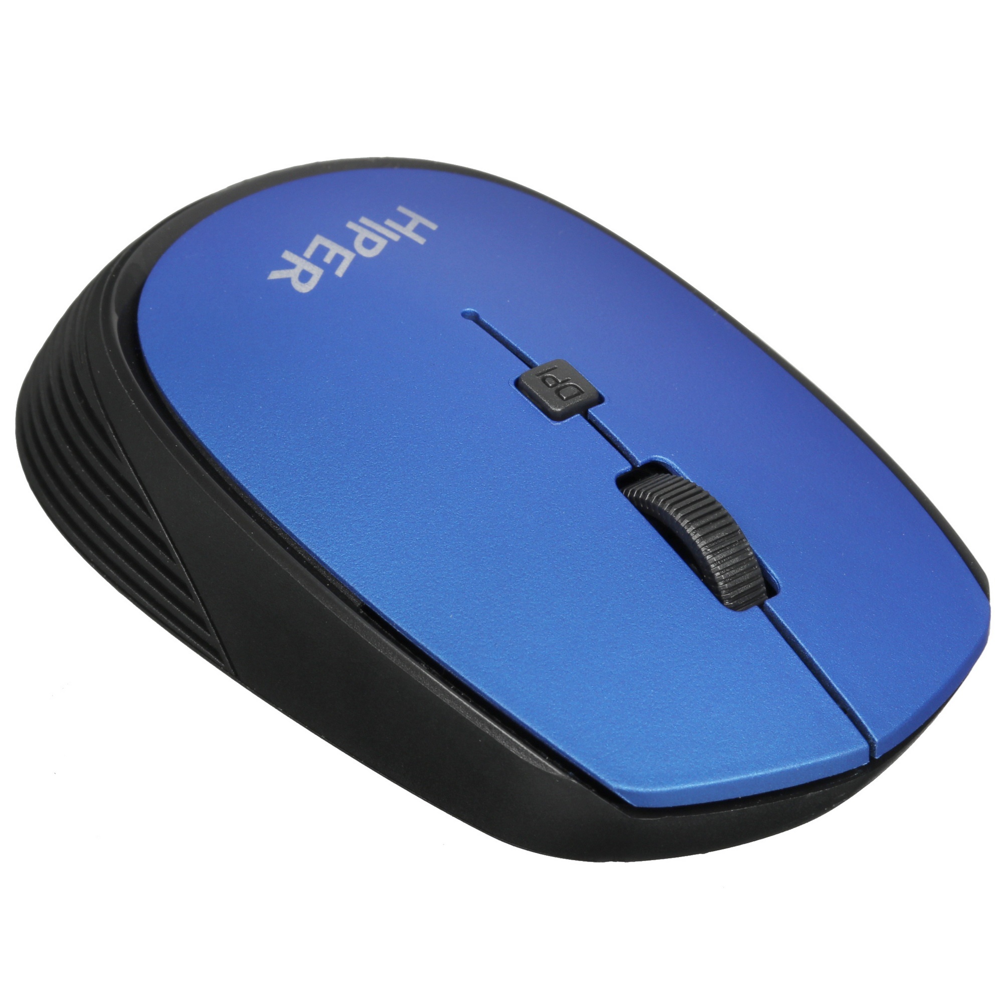 Мышь беспроводная HIPER HOMW-083 синий, 1600 dpi, радиоканал, USB, кнопки - 4