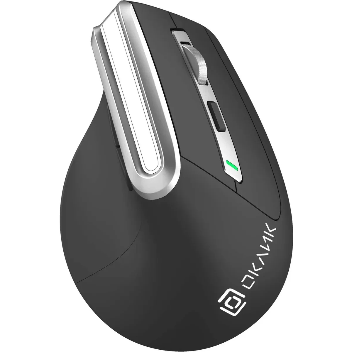 Мышь беспроводная Oklick 991MW серый, 2400 dpi, радиоканал, Bluetooth, USB, кнопки - 7