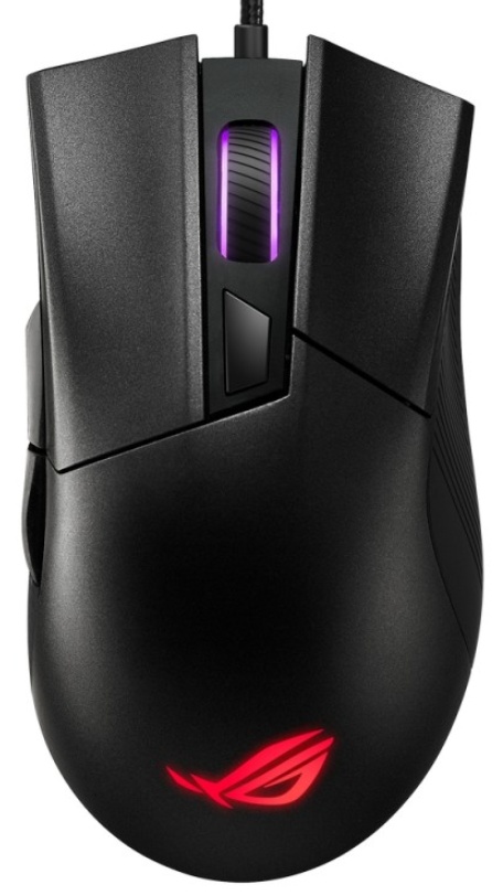 Мышь проводная ASUS ROG Gladius II Core черный, 6200 dpi, USB, кнопки - 6