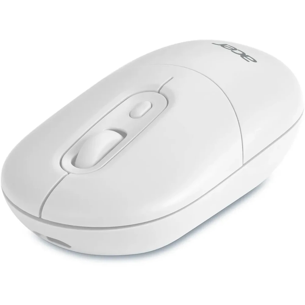 Мышь беспроводная Acer OMR301 белый, 1600 dpi, радиоканал, Bluetooth, USB, кнопки - 4