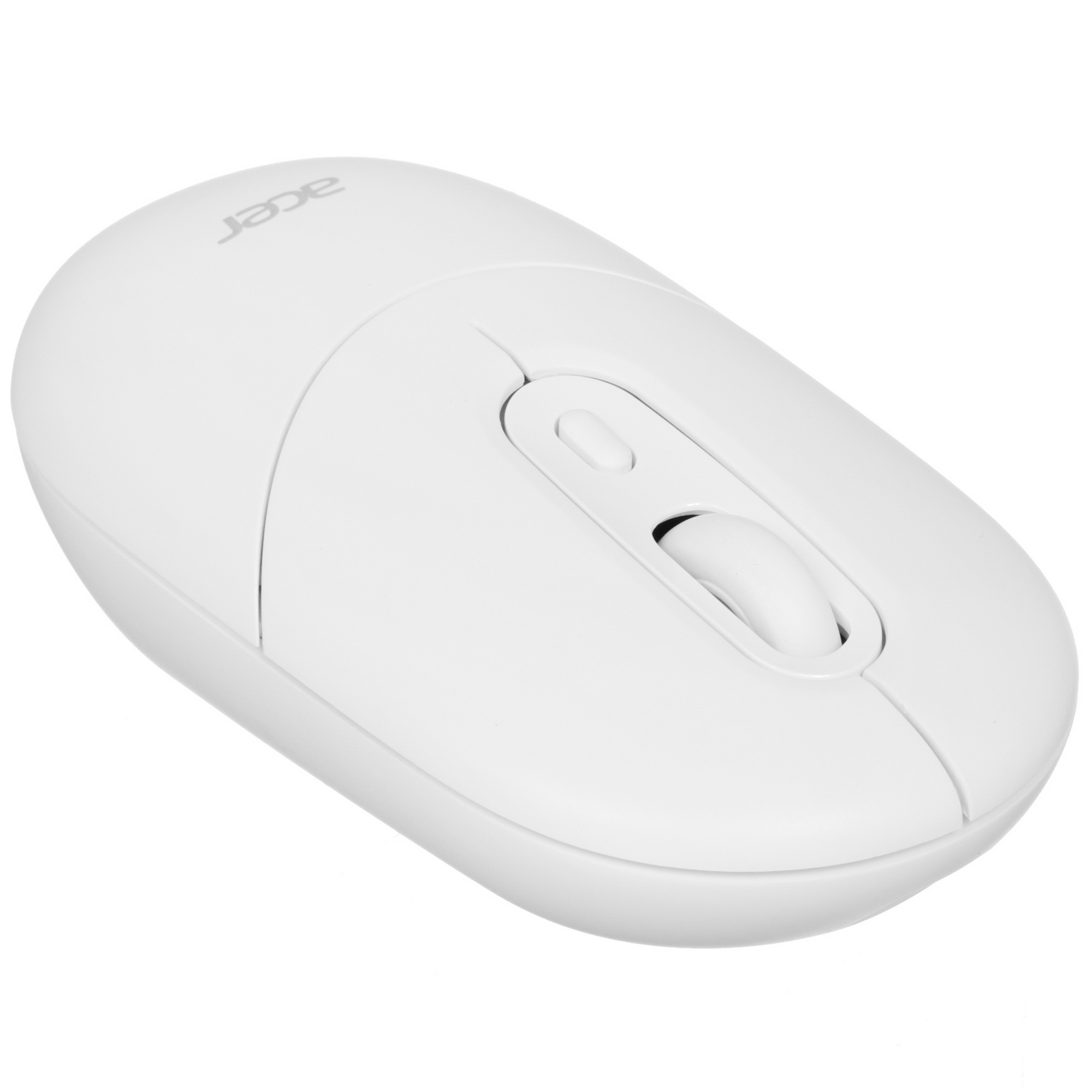 Мышь беспроводная Acer OMR301 белый, 1600 dpi, радиоканал, Bluetooth, USB, кнопки - 4