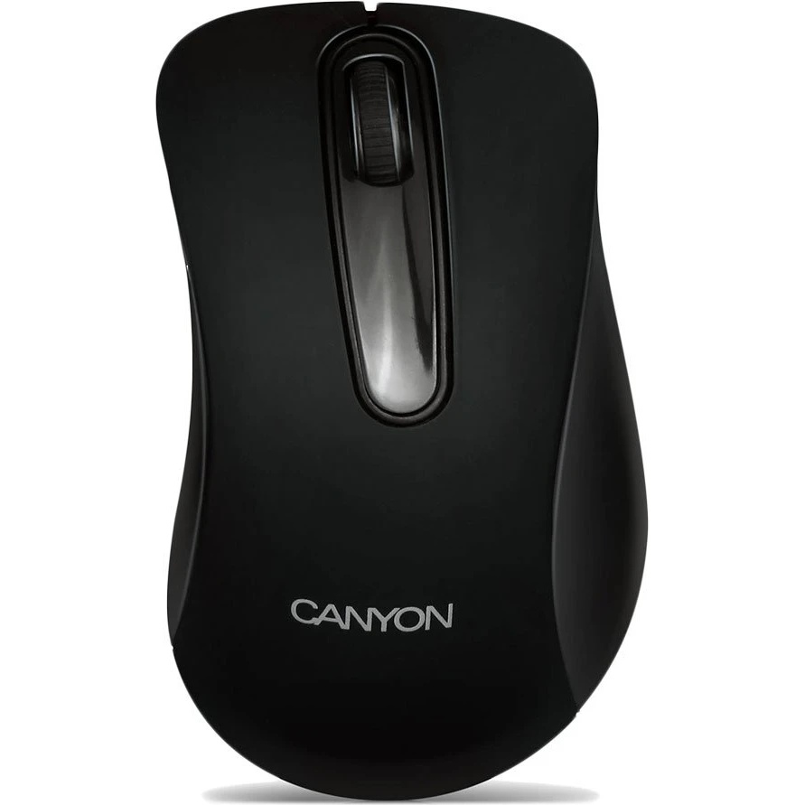 Мышь проводная Canyon CM-2 черный, 800 dpi, USB, кнопки - 3