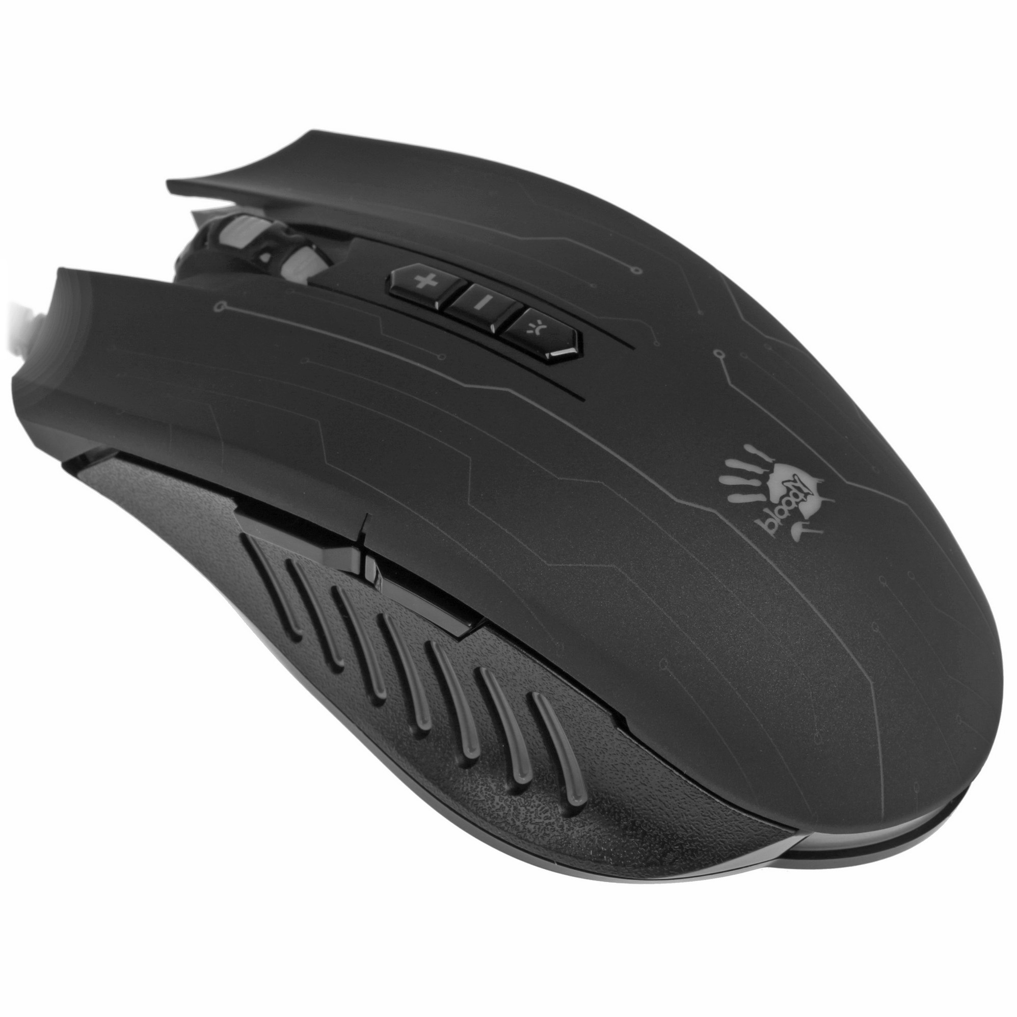 Мышь проводная A4Tech Bloody Q82 черный, 3200 dpi, USB, кнопки - 8