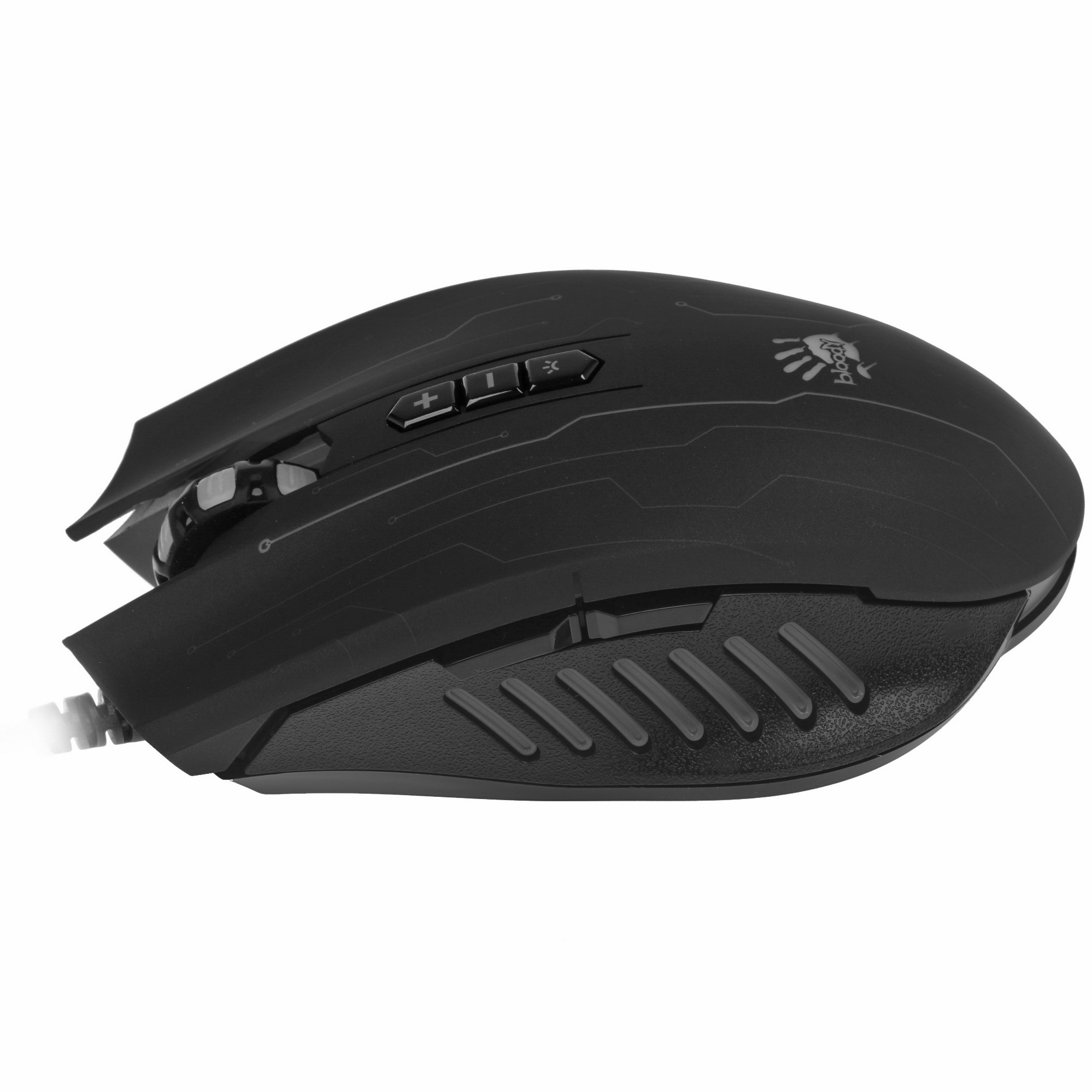 Мышь проводная A4Tech Bloody Q82 черный, 3200 dpi, USB, кнопки - 8
