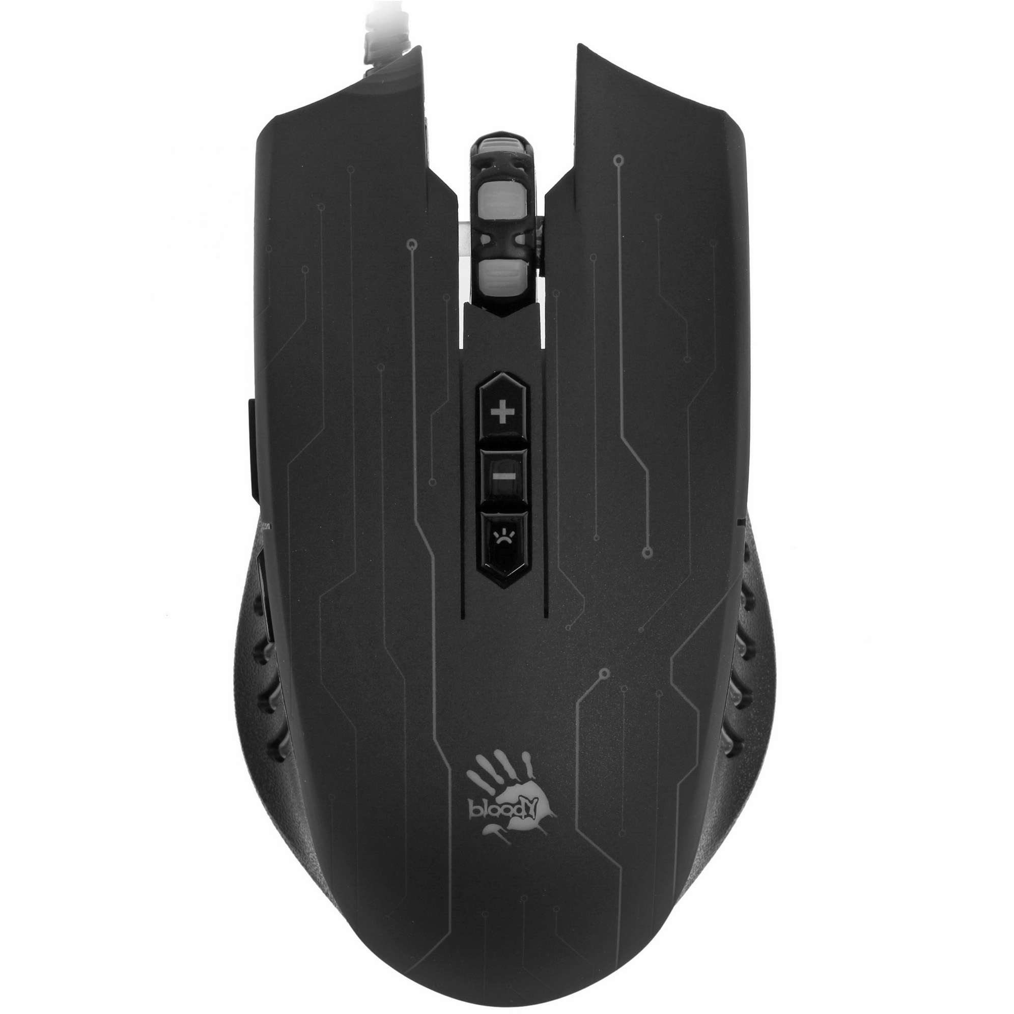 Мышь проводная A4Tech Bloody Q82 черный, 3200 dpi, USB, кнопки - 8