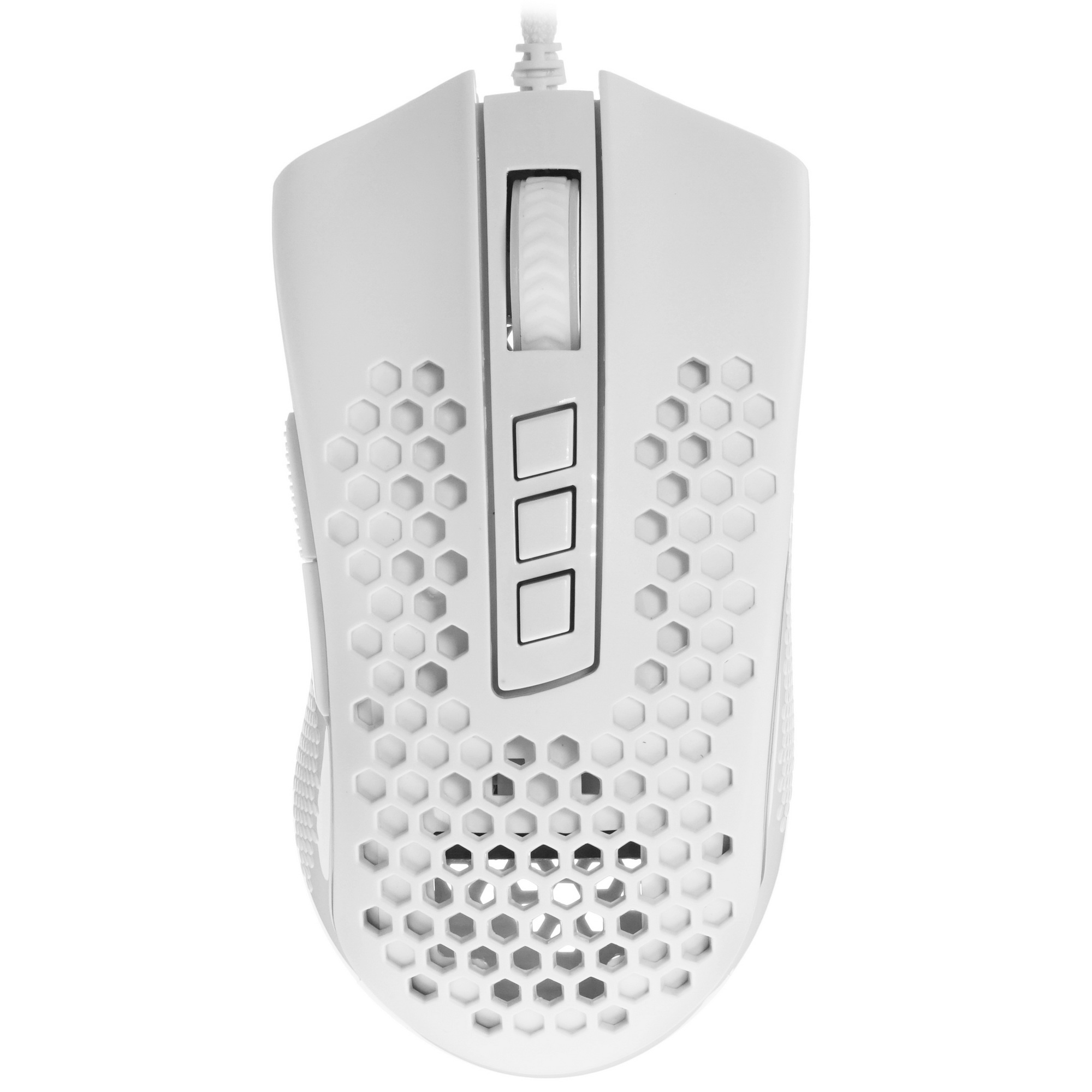 Мышь проводная Defender Redragon Storm белый, 12400 dpi, USB, кнопки - 8