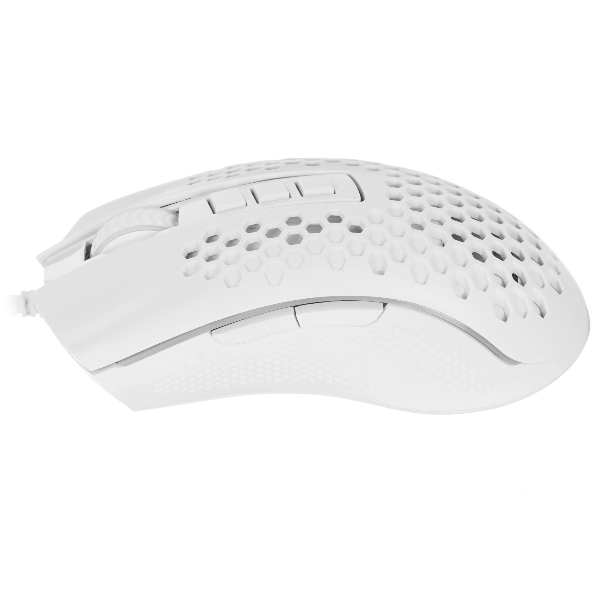 Мышь проводная Defender Redragon Storm белый, 12400 dpi, USB, кнопки - 8