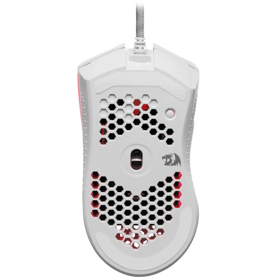 Мышь проводная Defender Redragon Storm белый, 12400 dpi, USB, кнопки - 8