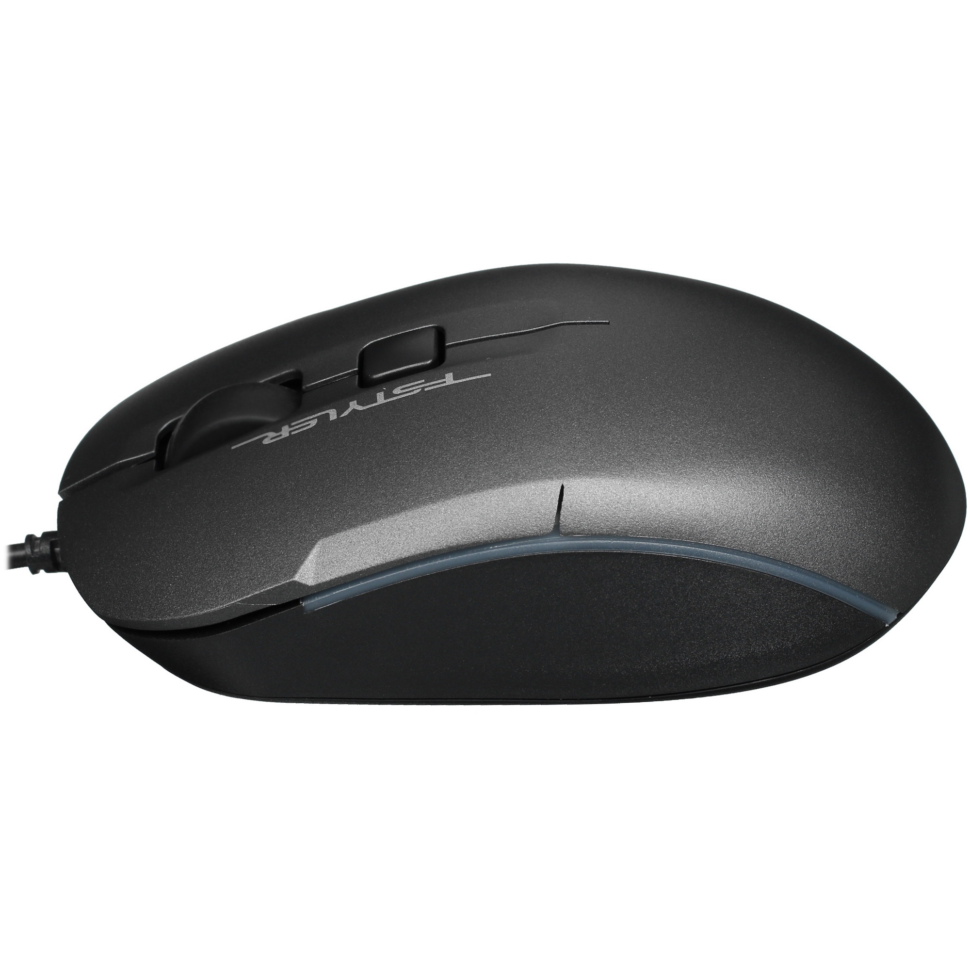 Мышь проводная A4Tech Fstyler FM26 серый/черный, 1600 dpi, USB, кнопки - 4