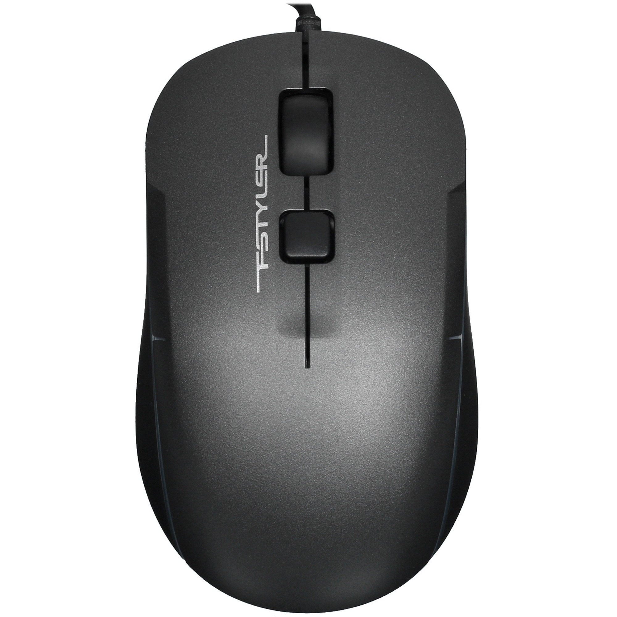Мышь проводная A4Tech Fstyler FM26 серый/черный, 1600 dpi, USB, кнопки - 4