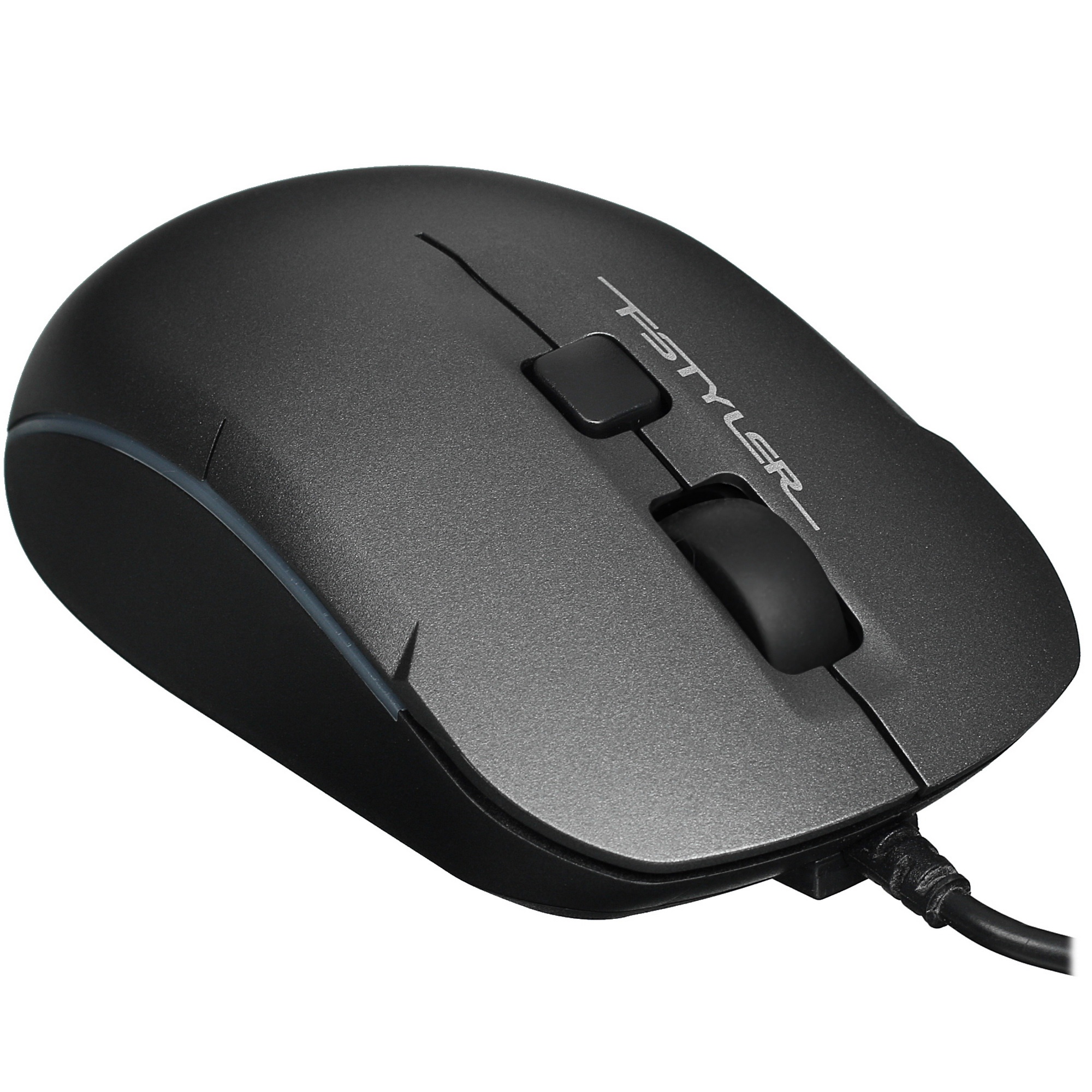 Мышь проводная A4Tech Fstyler FM26 серый/черный, 1600 dpi, USB, кнопки - 4