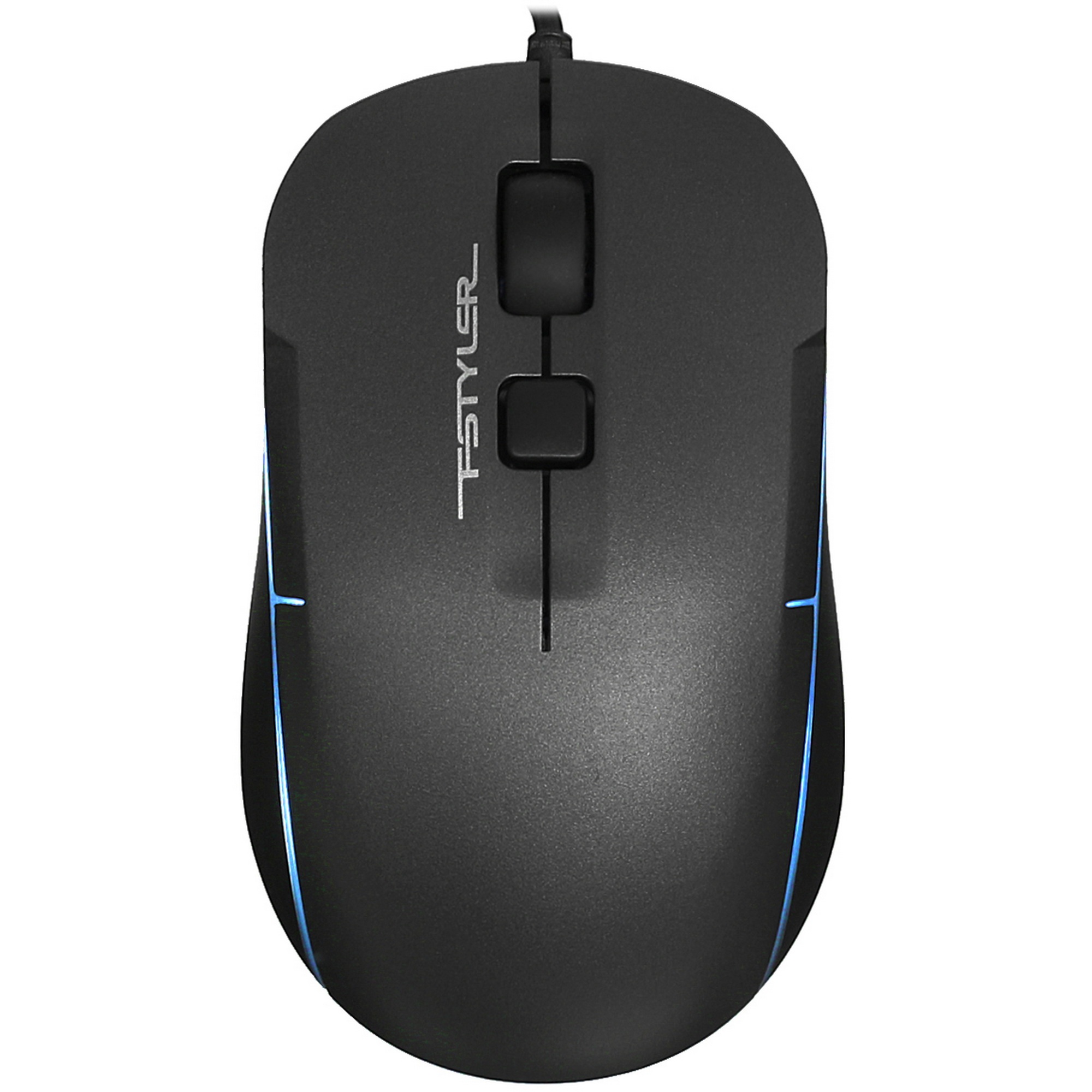Мышь проводная A4Tech Fstyler FM26 серый/черный, 1600 dpi, USB, кнопки - 4
