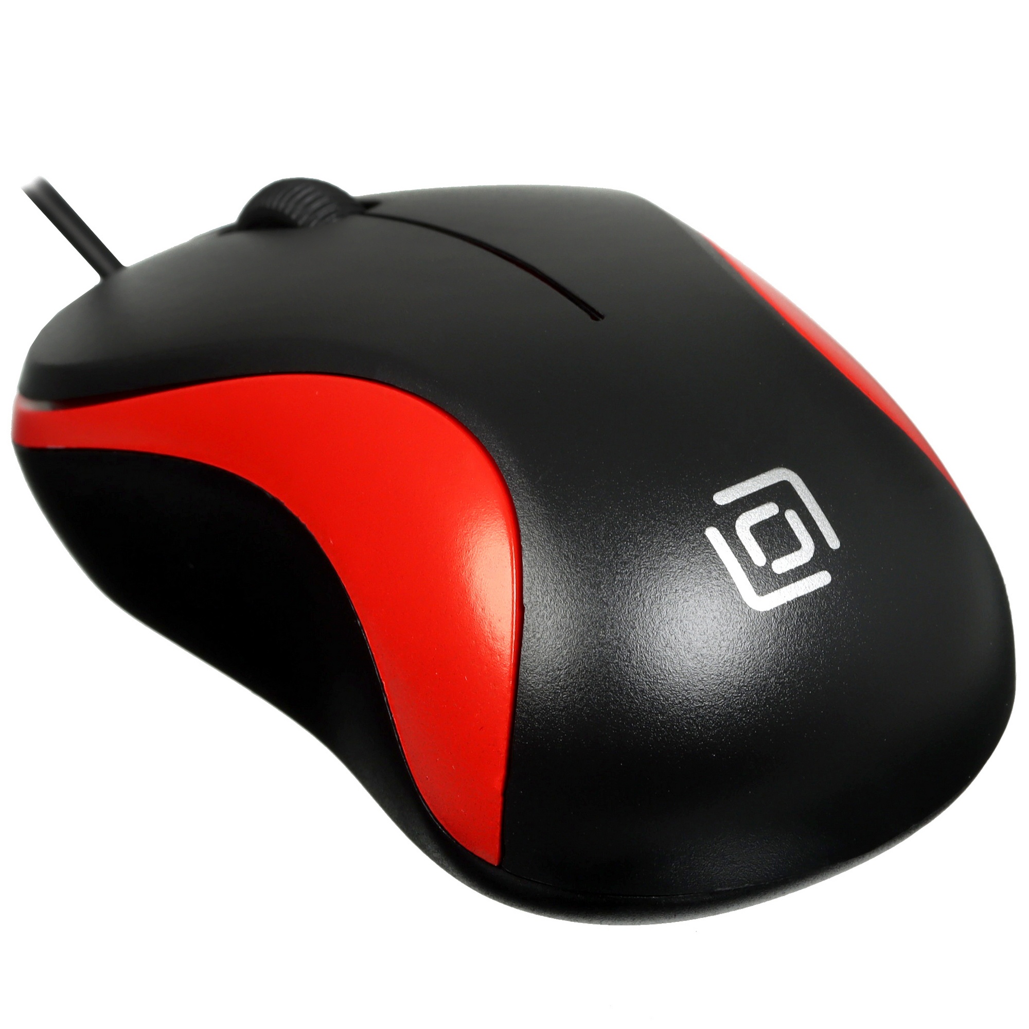 Мышь проводная Oklick 115S черный, 1200 dpi, USB, кнопки - 3