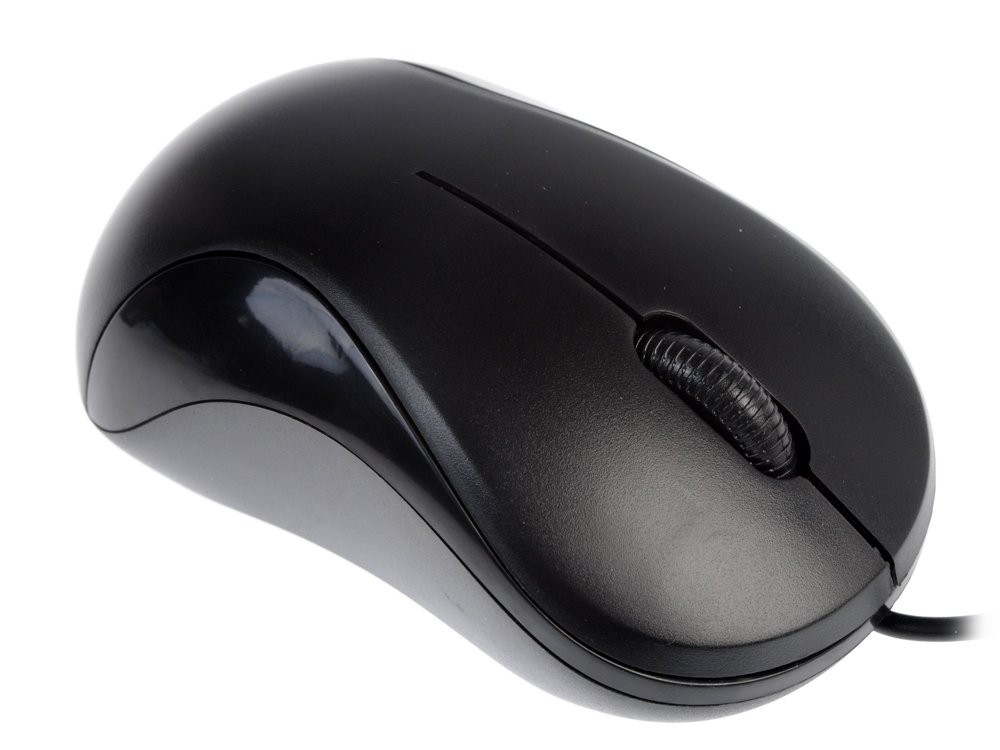 Мышь проводная Oklick 115S черный, 1200 dpi, USB, кнопки - 3