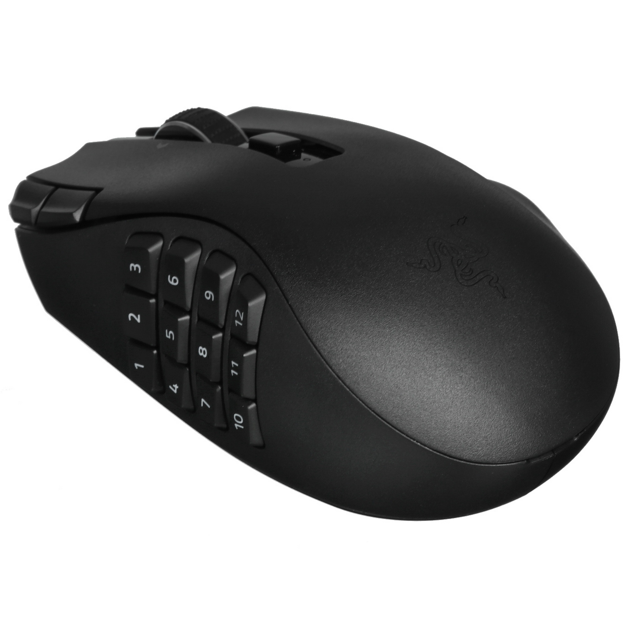 Мышь беспроводная Razer Naga V2 HyperSpeed черный, 30000 dpi, радиоканал, Bluetooth, USB, кнопки - 1