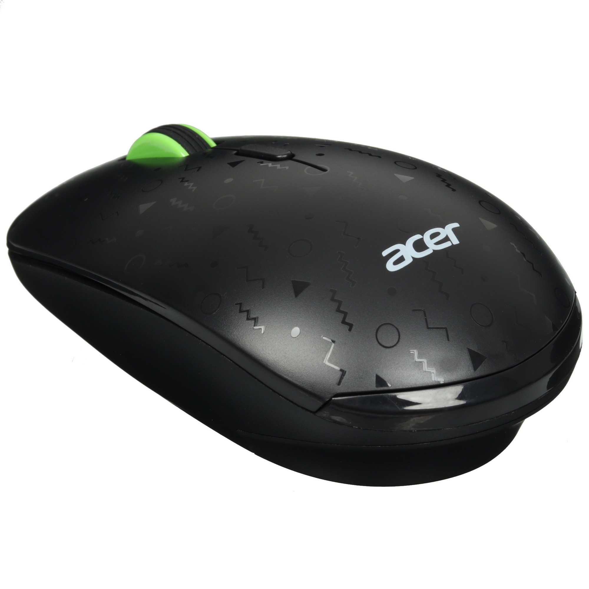Мышь беспроводная Acer OMR307 черный, 1600 dpi, радиоканал, USB, кнопки - 4