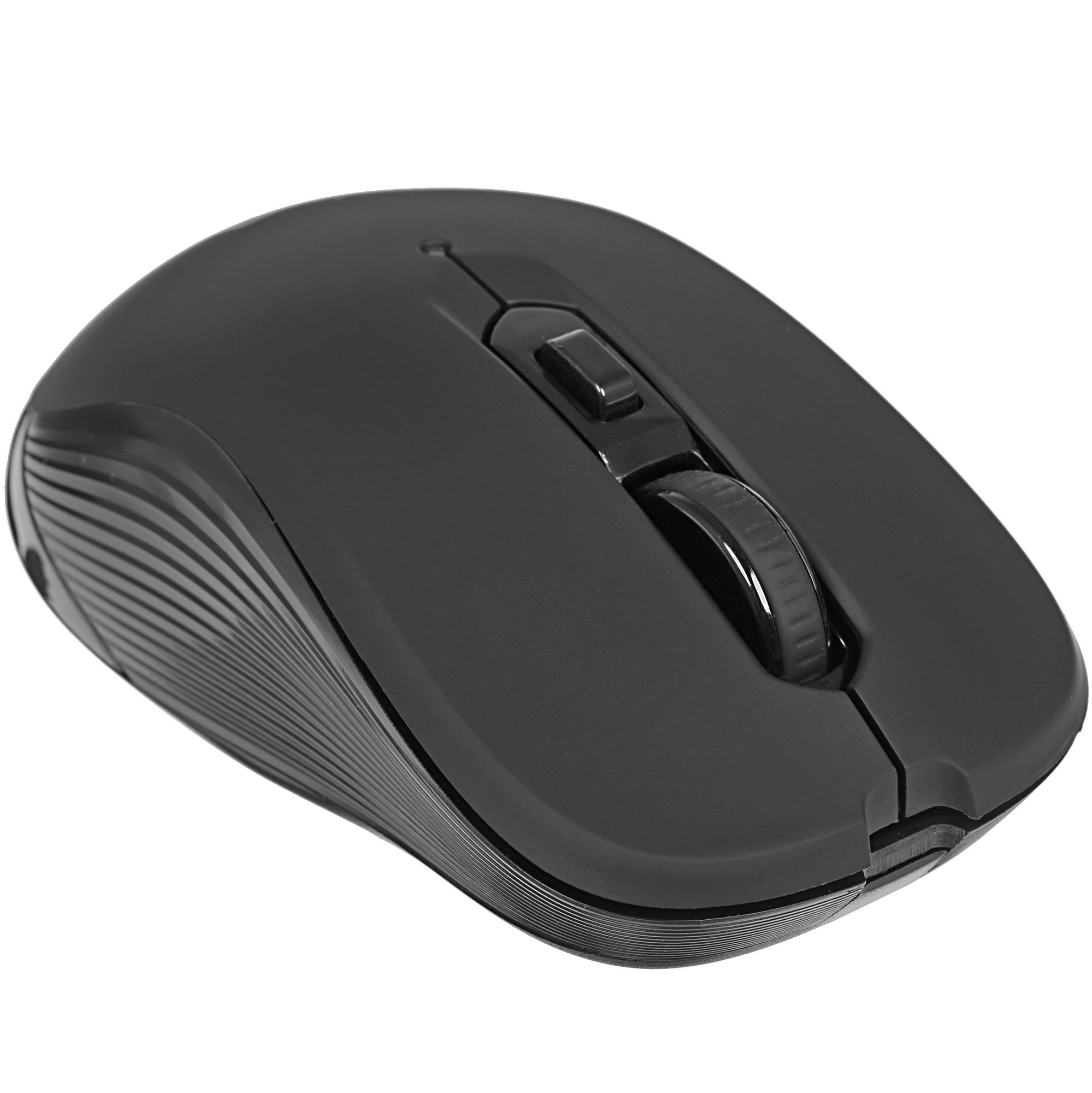 Мышь беспроводная Oklick 610MWC черный, 1600 dpi, радиоканал, USB/USB-C, кнопки - 6