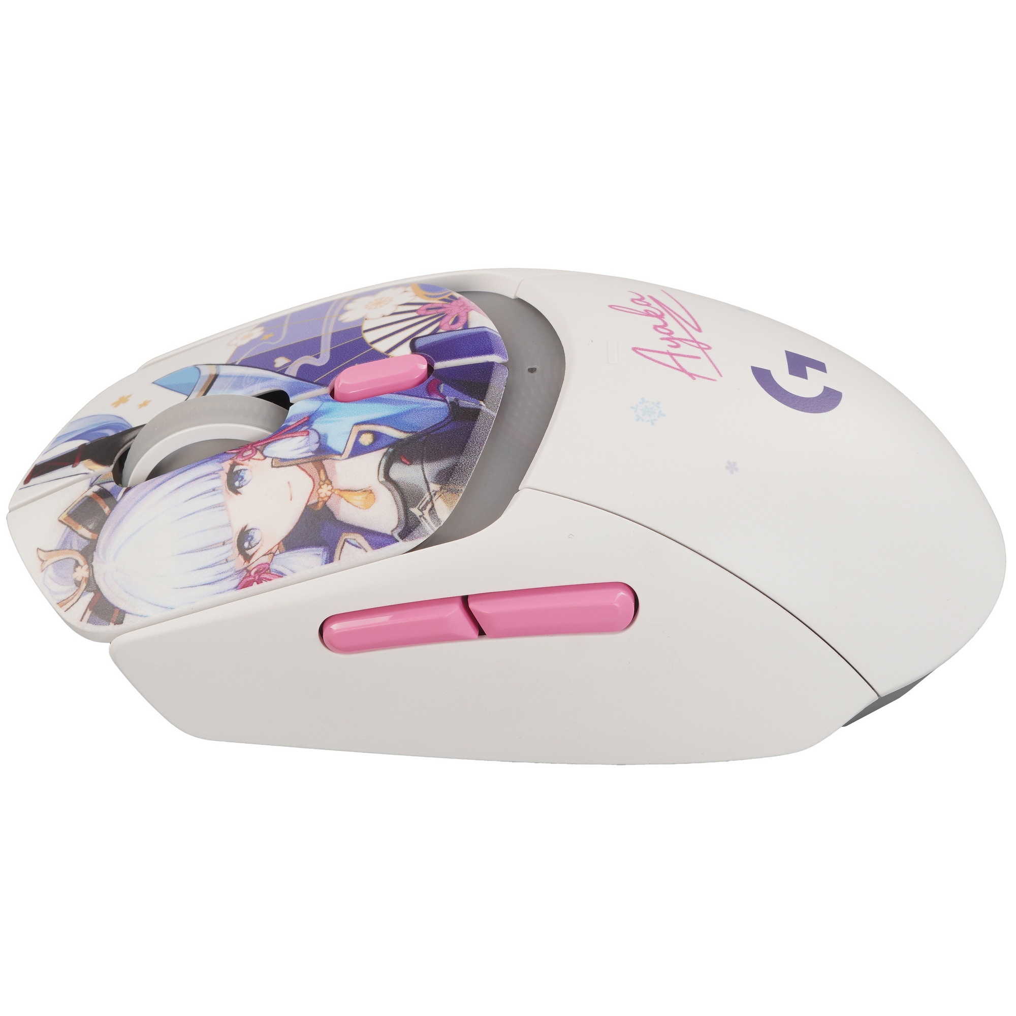 Мышь беспроводная Logitech G309 Lightspeed Ayaka Special Edition белый, 25600 dpi, радиоканал, Bluet