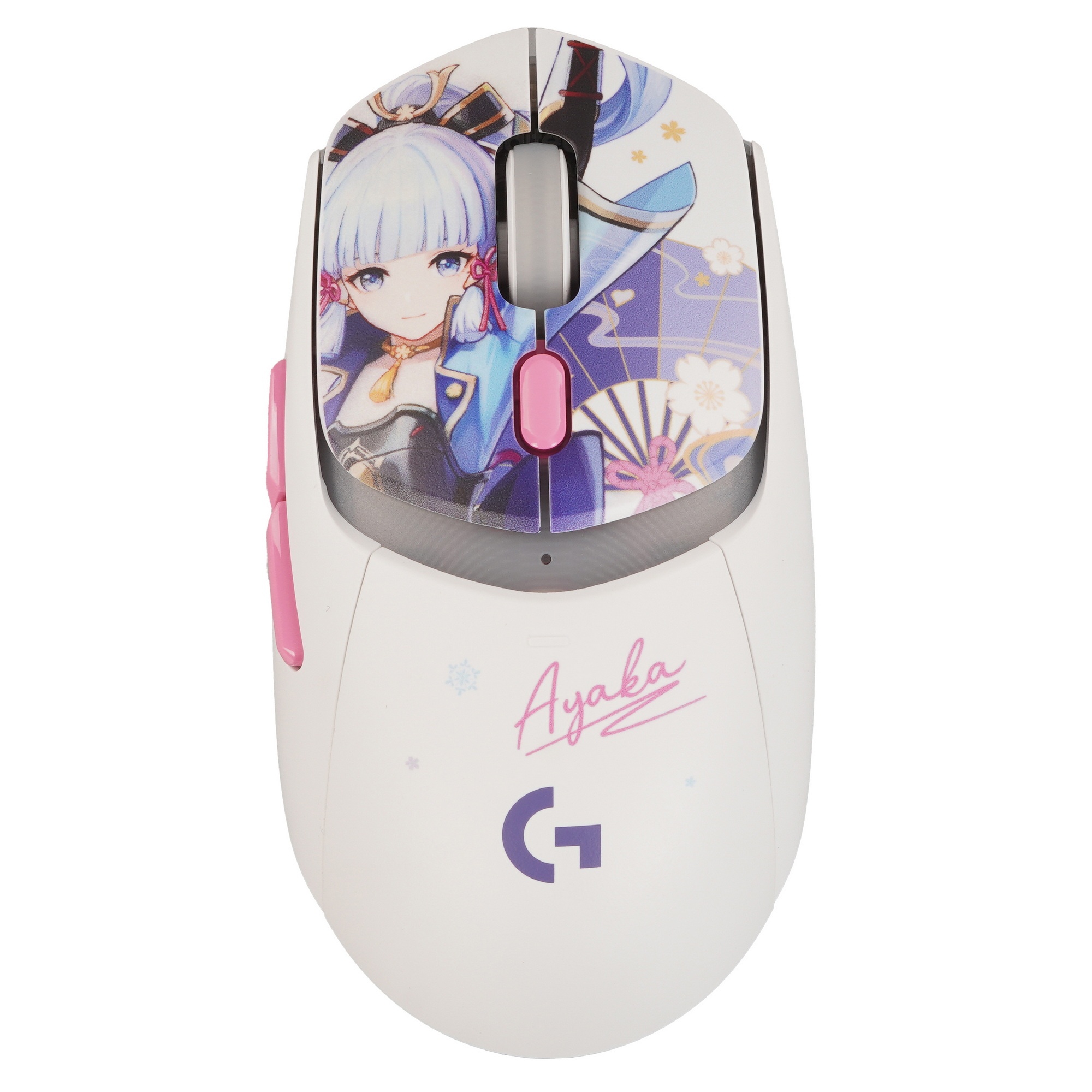 Мышь беспроводная Logitech G309 Lightspeed Ayaka Special Edition белый, 25600 dpi, радиоканал, Bluet