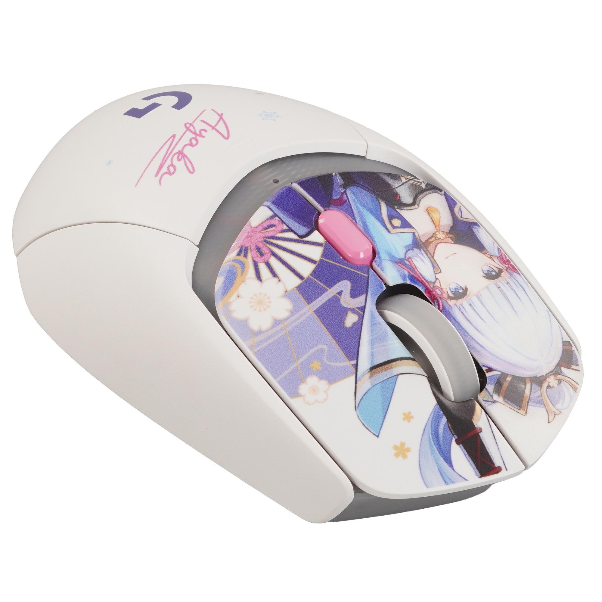 Мышь беспроводная Logitech G309 Lightspeed Ayaka Special Edition белый, 25600 dpi, радиоканал, Bluet