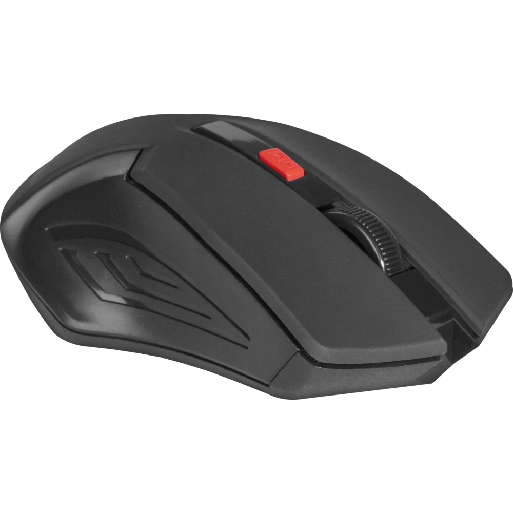 Мышь беспроводная Defender Accura MM-275 красный, 1600 dpi, радиоканал, USB, кнопки - 6