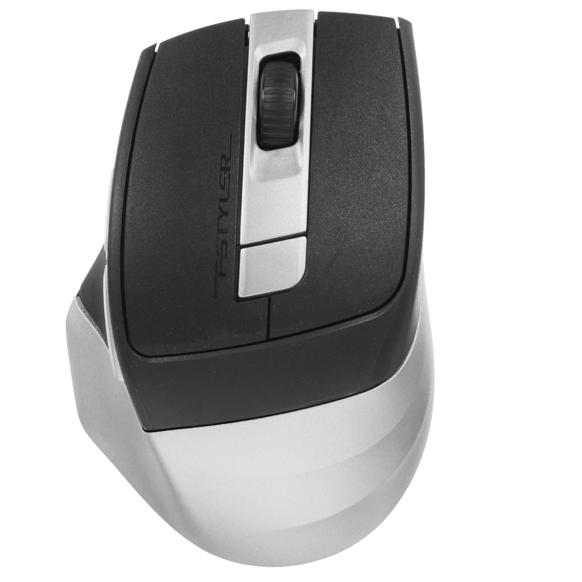 Мышь беспроводная A4Tech Fstyler FB35CS серый/черный, 2000 dpi, радиоканал, Bluetooth, USB, кнопки -