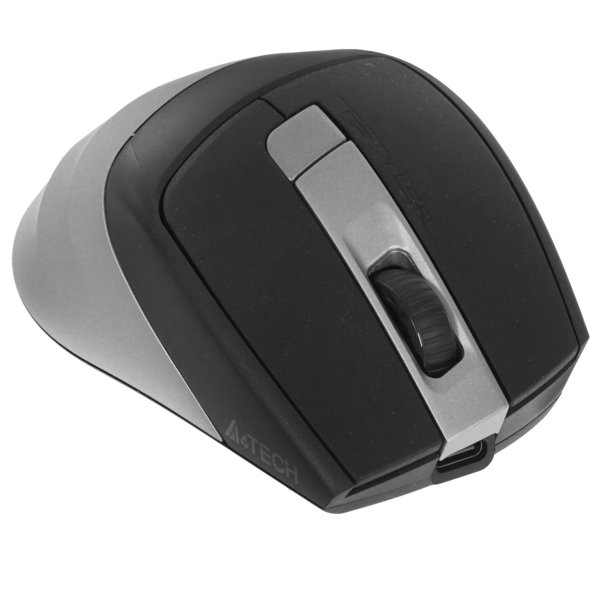 Мышь беспроводная A4Tech Fstyler FB35CS серый/черный, 2000 dpi, радиоканал, Bluetooth, USB, кнопки -