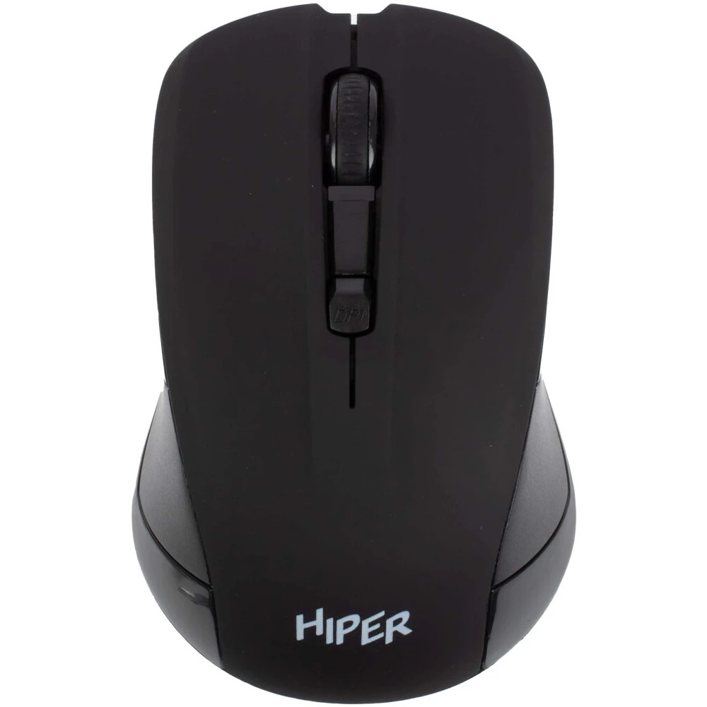 Мышь беспроводная HIPER HOMW-101 /1000-1600 dpi/оптический/4 кнопки/Soft-touch покрытие/USB-приемник