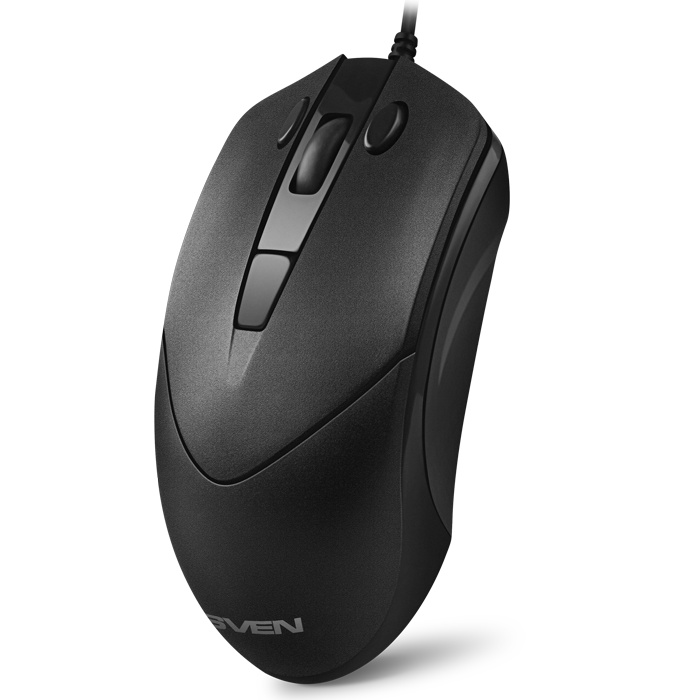 Мышь проводная SVEN RX-95 черный, 4000 dpi, USB, кнопки - 6