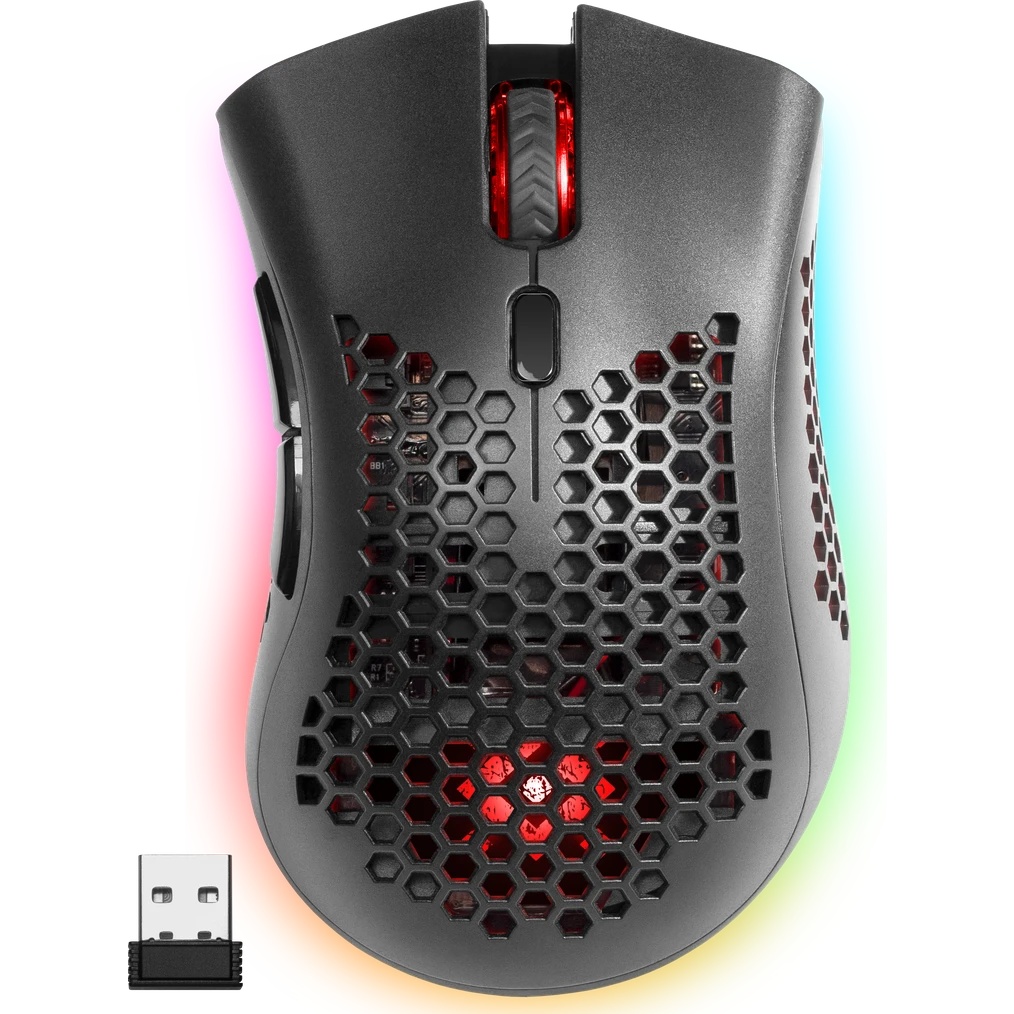 Мышь беспроводная Defender Warlock GM-709L черный, 2400 dpi, радиоканал, USB, кнопки - 8