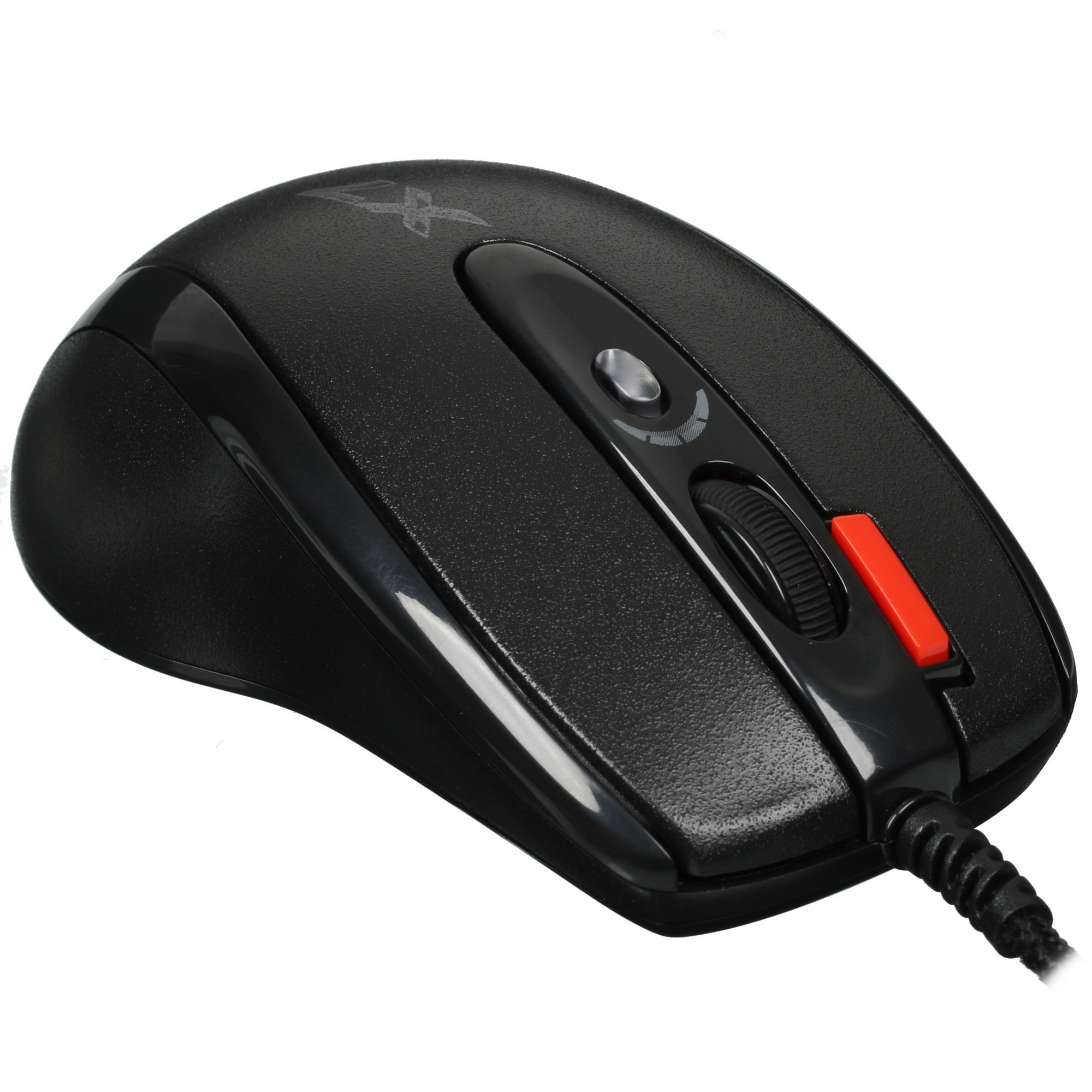 Мышь проводная A4Tech XL-750BK черный, 3600 dpi, USB, кнопки - 7