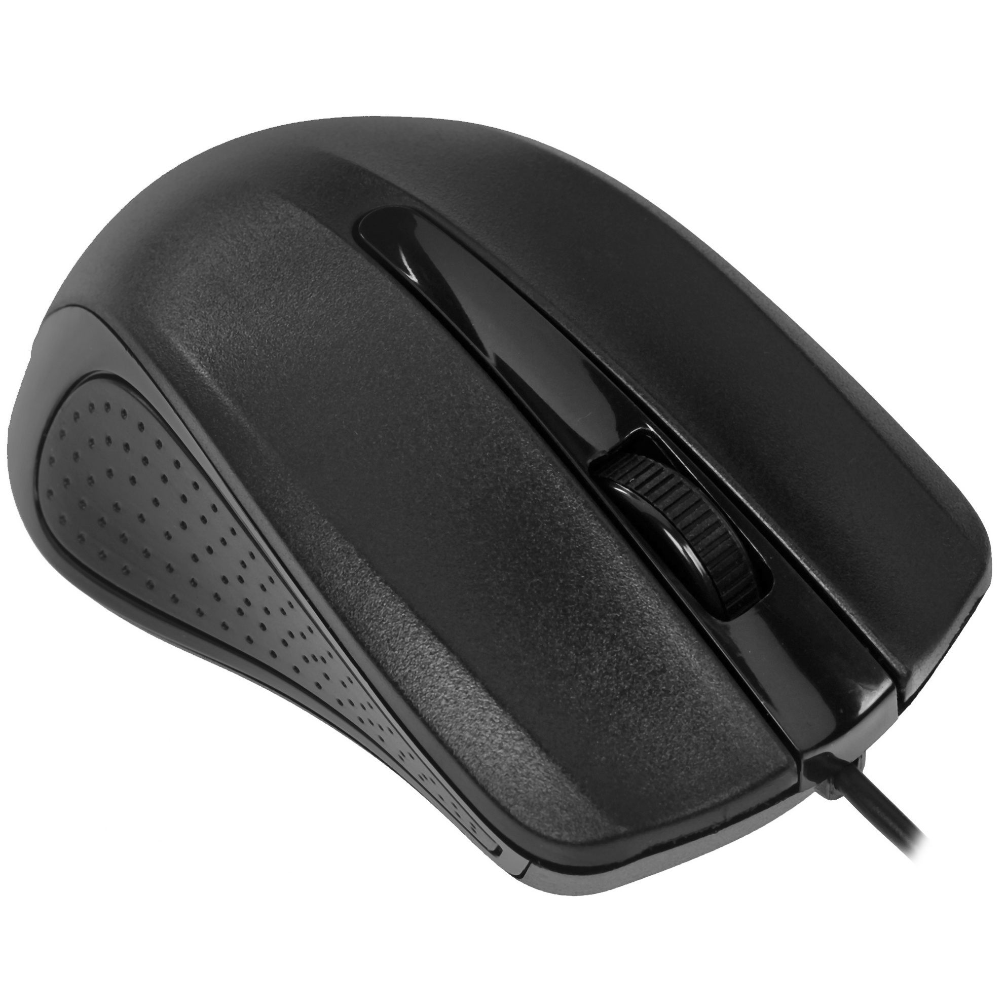 Мышь проводная Oklick 225M черный, 1200 dpi, USB, кнопки - 3