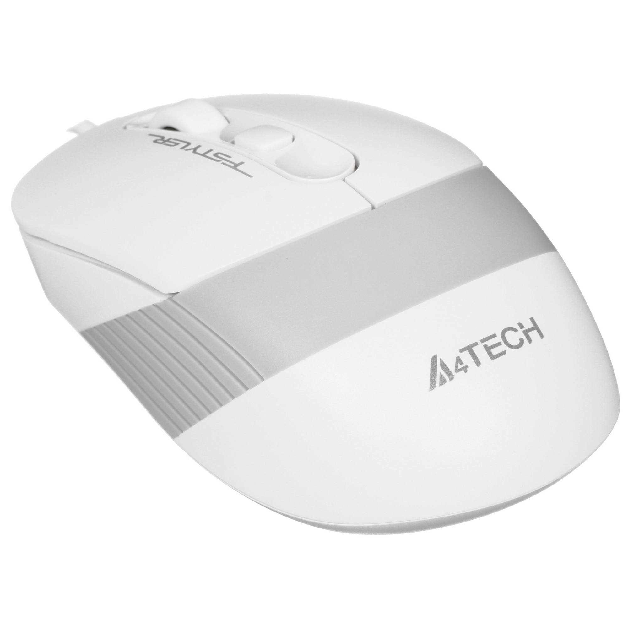 Мышь проводная A4Tech Fstyler FM10S белый/серый, 1600 dpi, USB, кнопки - 4