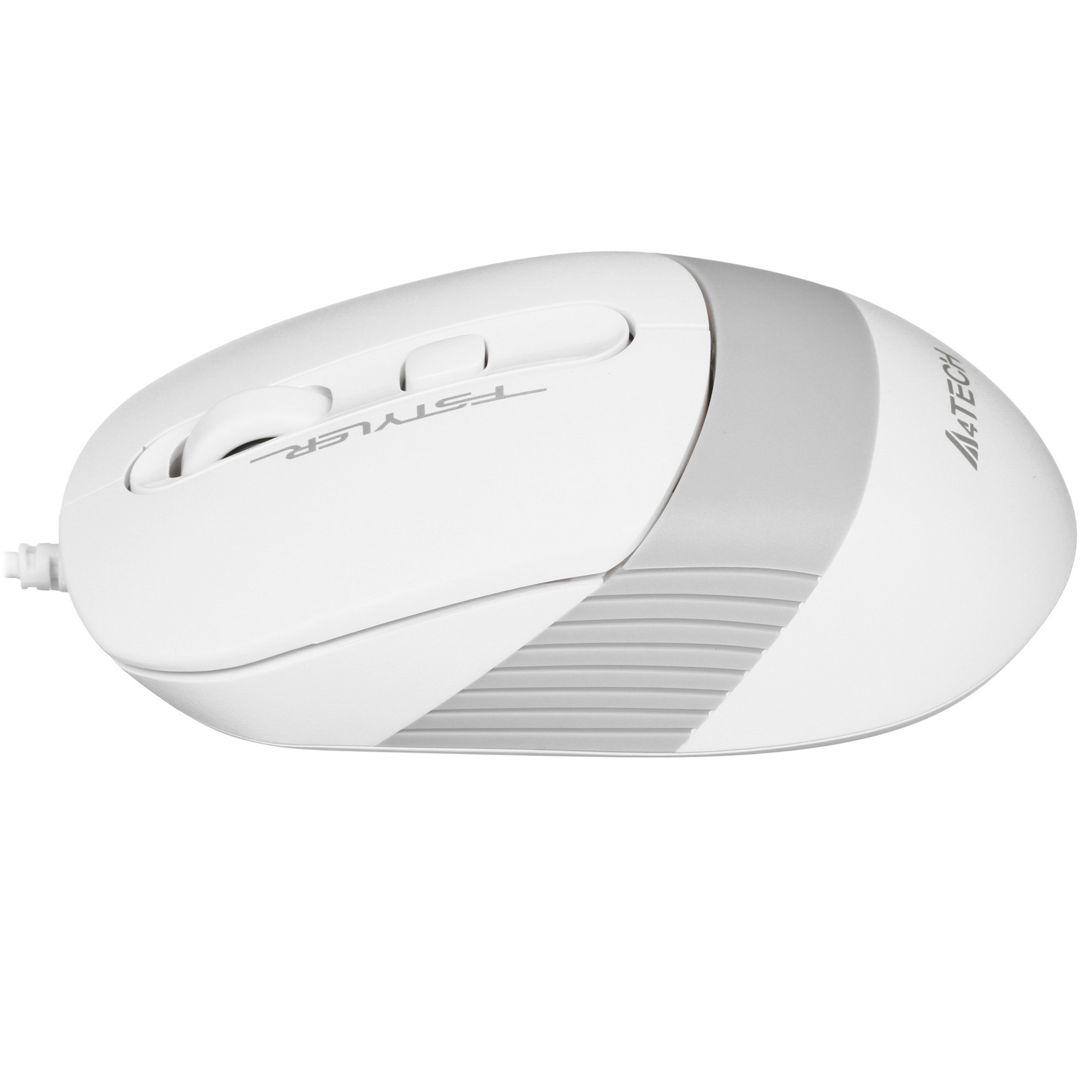 Мышь проводная A4Tech Fstyler FM10S белый/серый, 1600 dpi, USB, кнопки - 4