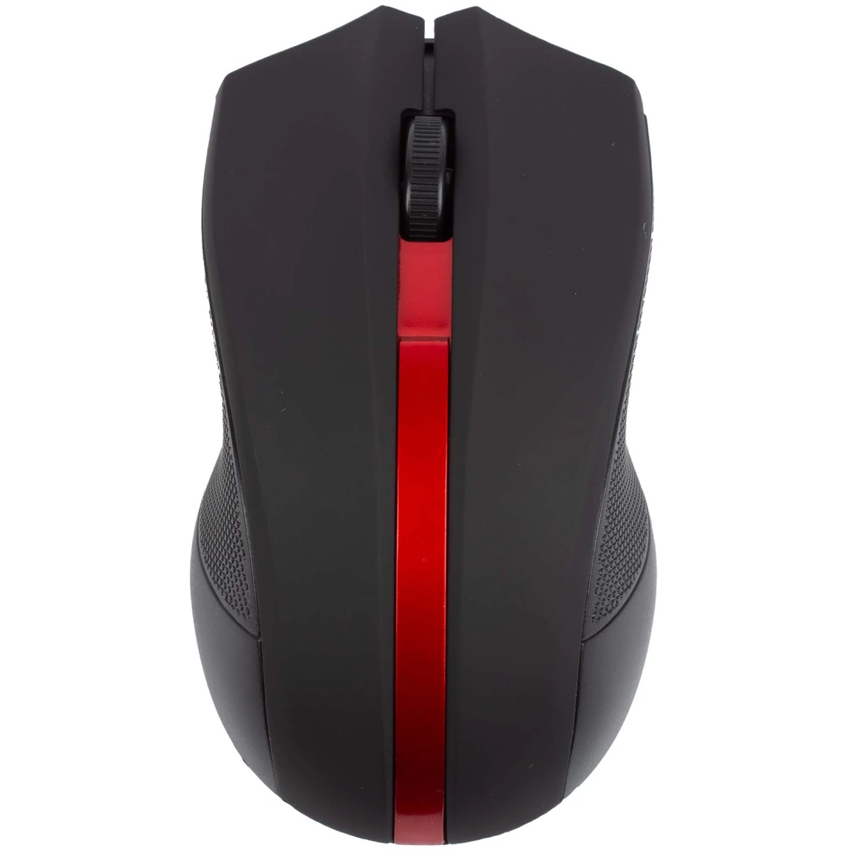 Мышь беспроводная HIPER HOMW-073 черный/красный, 1000 dpi, радиоканал, USB, кнопки - 3