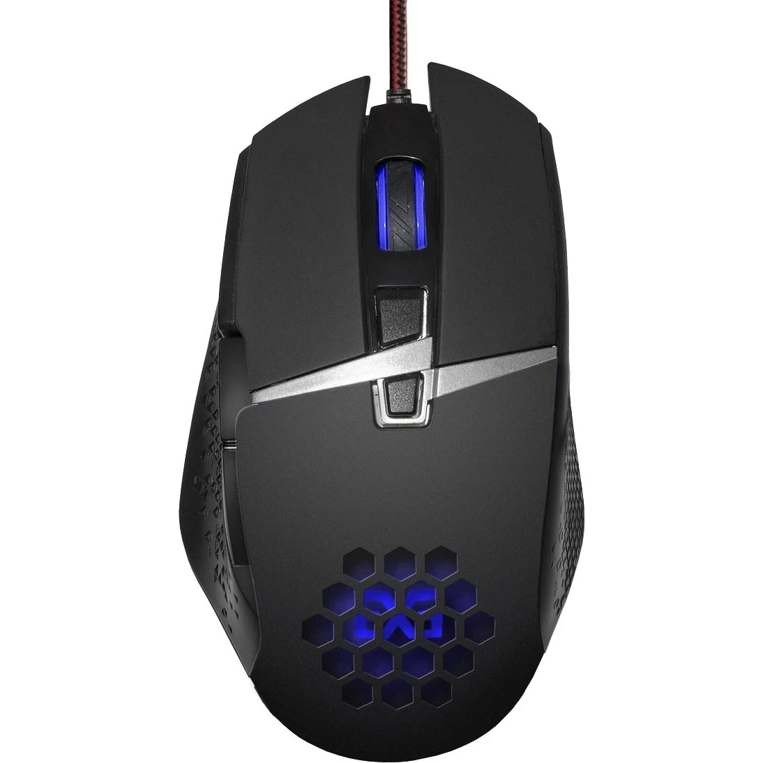 Мышь проводная ExeGate Gaming Standard Laser GML-14 черный, 4000 dpi, USB, кнопки - 8